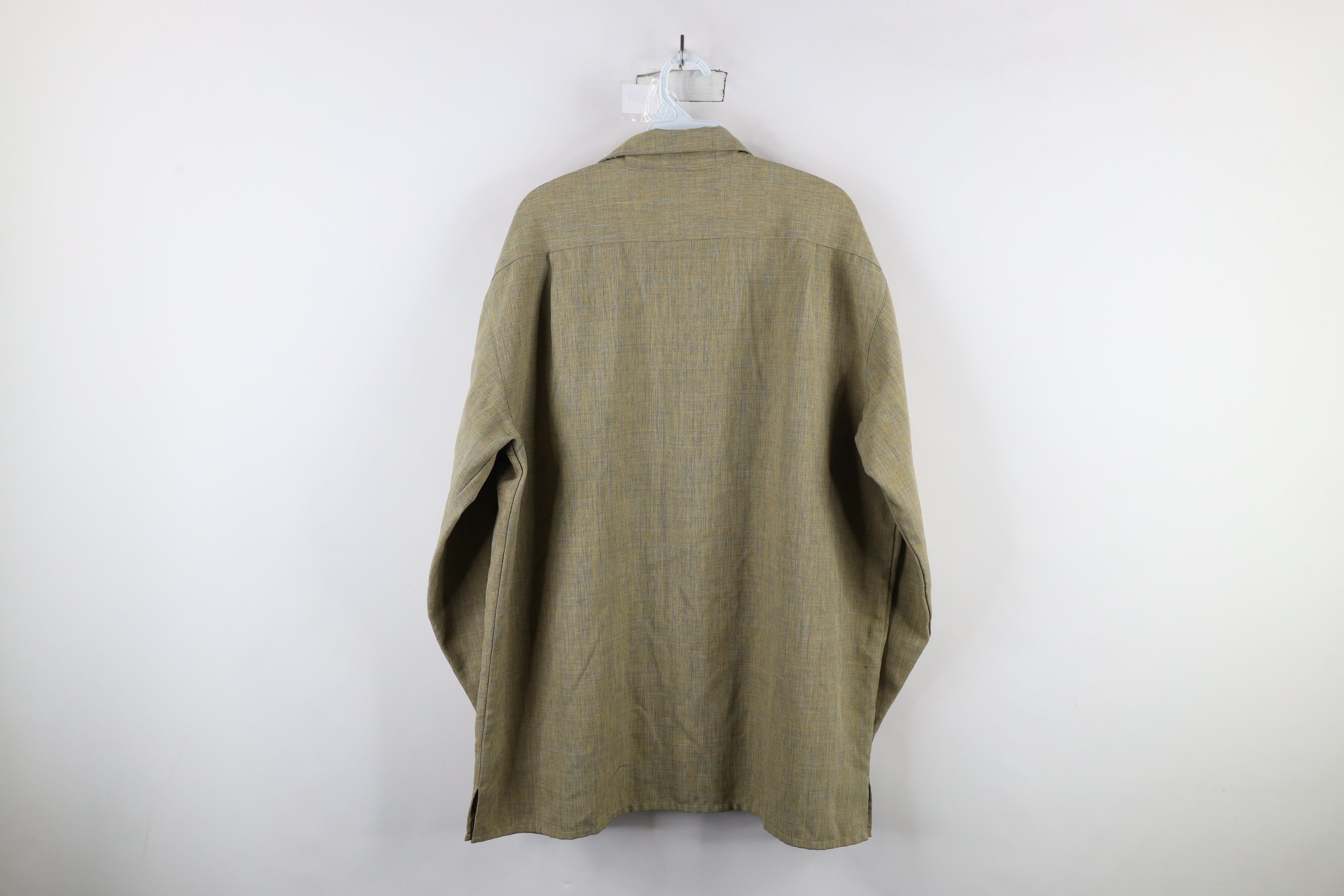 Vintage Vintage 90s Rockabilly Heavyweight Collared Button Shirt Size US XL / EU 56 / 4 - 10 Thumbnail