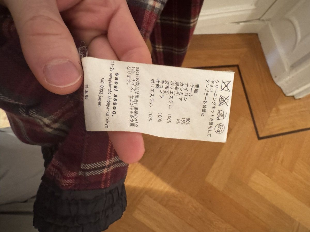 Sacai Sacai Flannel Button up Size US S / EU 44-46 / 1 - 7 Thumbnail