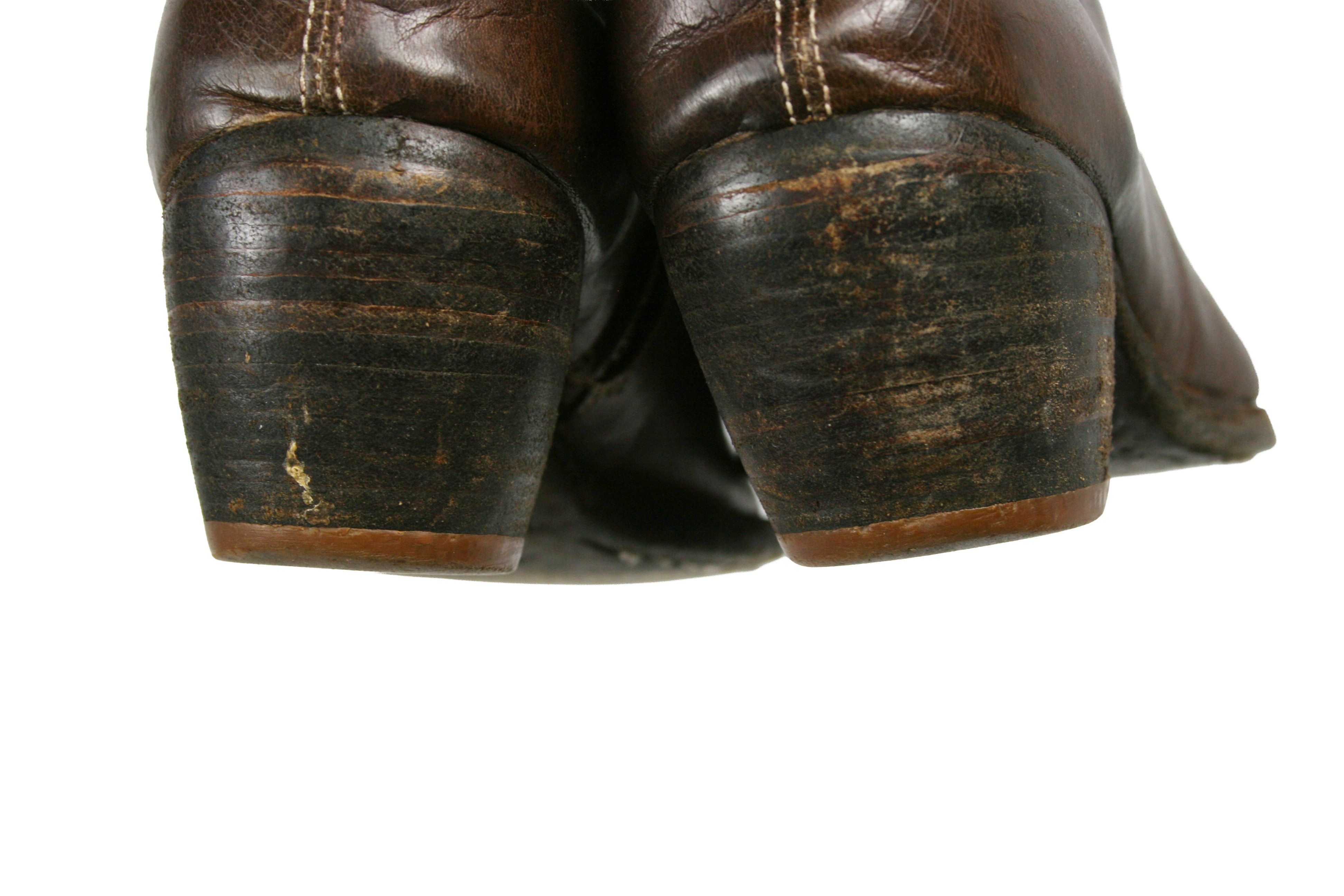 Officine Creative 00S Grunge Avant Garde Leather Heeled Ankle Boots Vintage Size US 7 / IT 37 - 10 Thumbnail