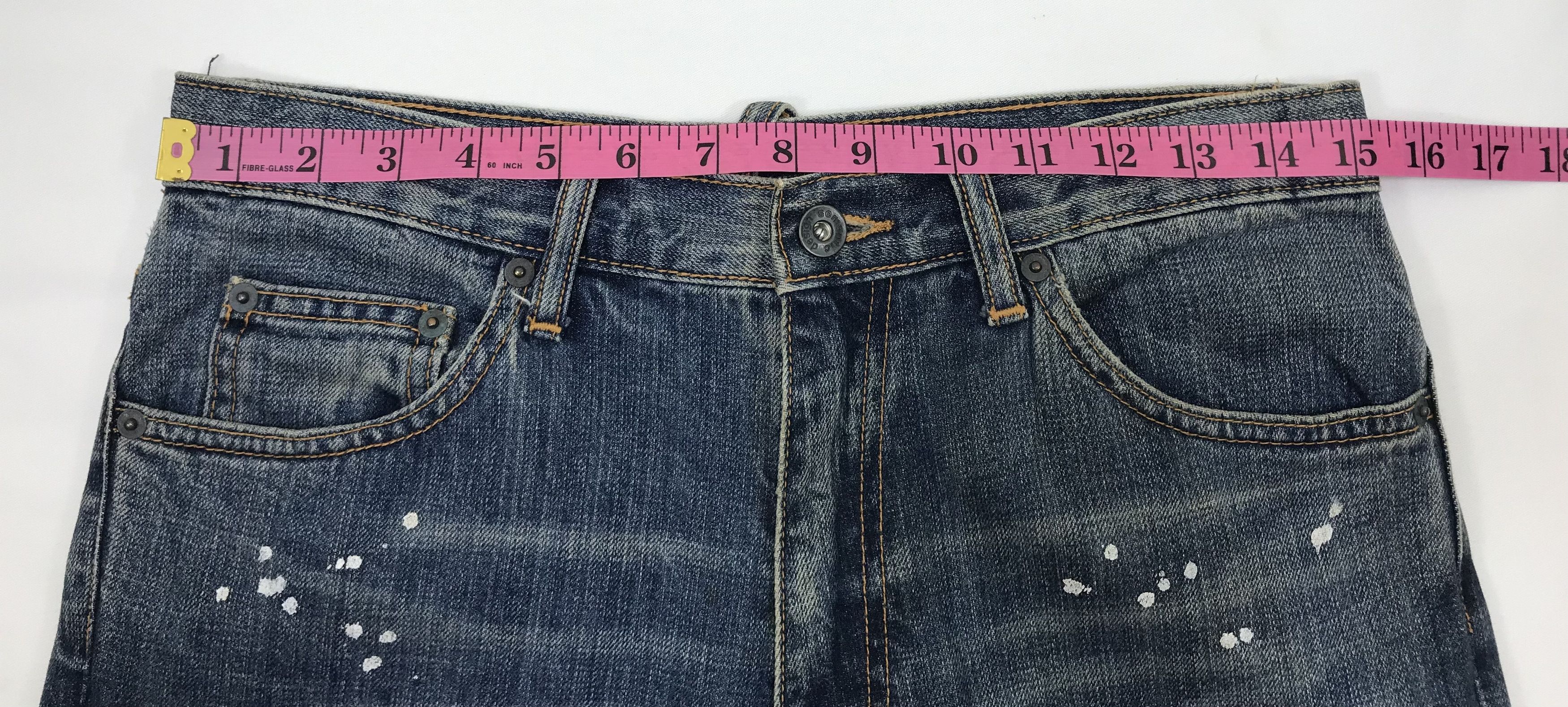 semanticdesign Vintage Semantic Design Paint Splatter Jeans Size US 30 / EU 46 - 14 Thumbnail