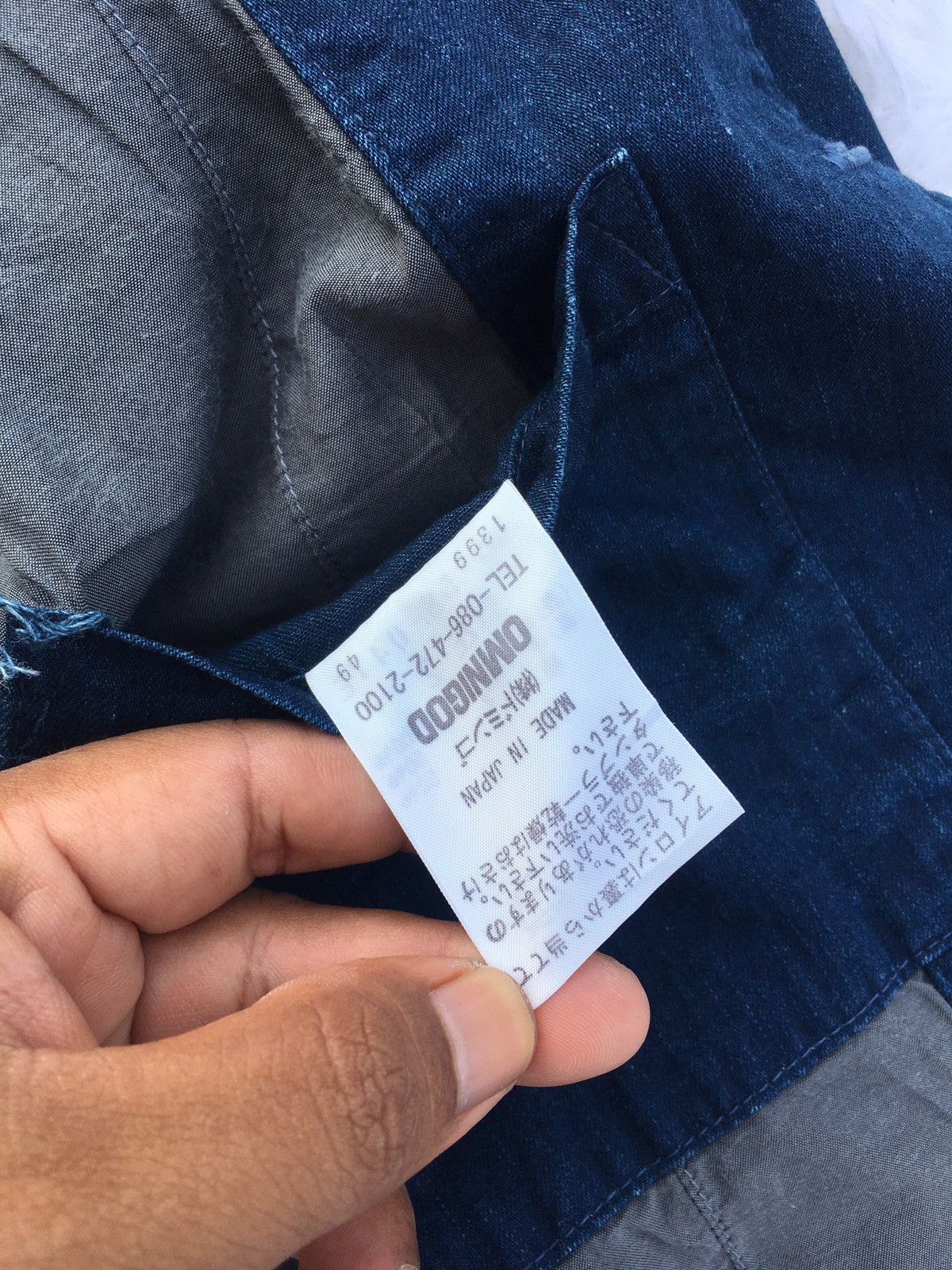 Japanese Brand Rare Omnigod Jean’s Jacket Buttons Size US M / EU 48-50 / 2 - 10 Thumbnail