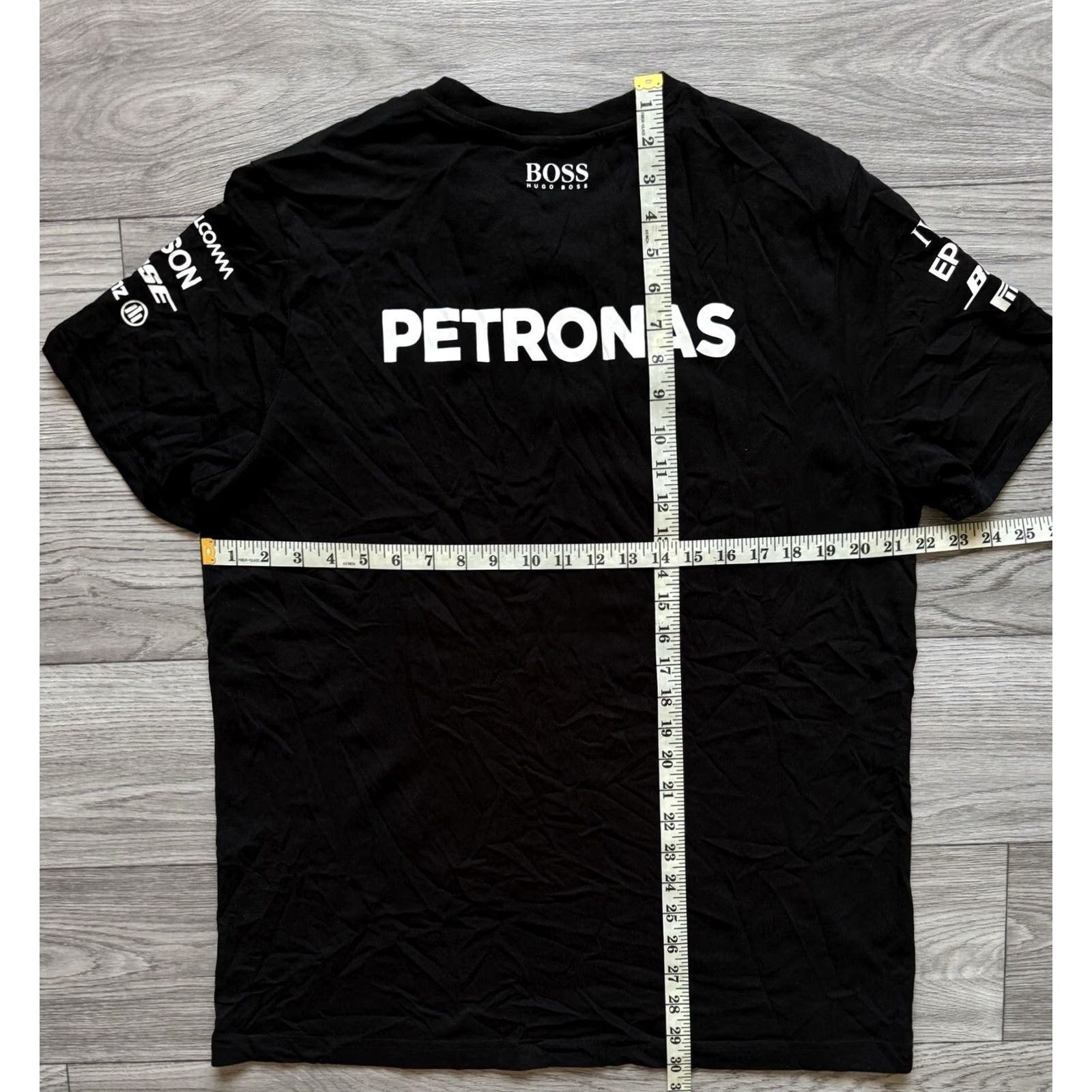 Mercedes-Benz Mercedes AMG F1 Petronas Team Black T Shirt Mens XL Size Regular Short Sleeve Men Xl Black AMG F1 Petronas Team T Shirt Mens XL Size US XL / EU 56 / 4 - 3 Thumbnail