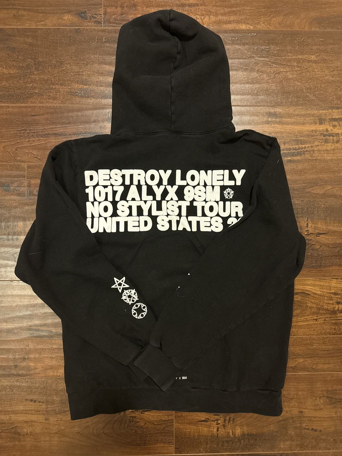 image of 1017 Alyx 9Sm x Destroy Lonely Alyx Hoodie in Black, Men's (Size Large)