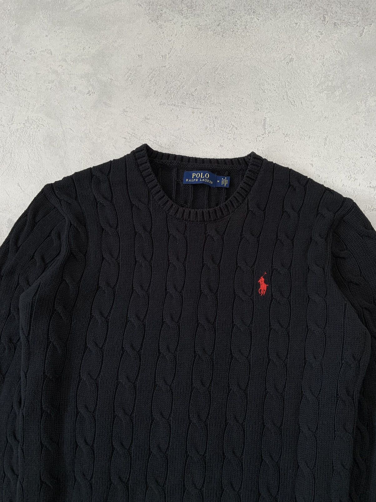 Polo Ralph Lauren Polo Ralph Lauren Cable Knit Size US L / EU 52-54 / 3 - 4 Thumbnail