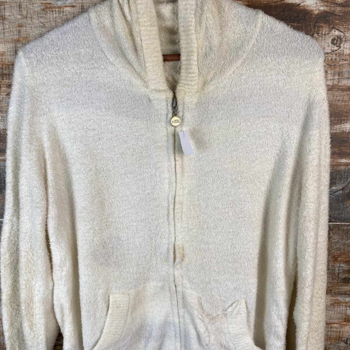 Japanese Brand DL Pique White fur shaggy Knitwear #C1041 Size M / US 6-8 / IT 42-44 - 5 Thumbnail