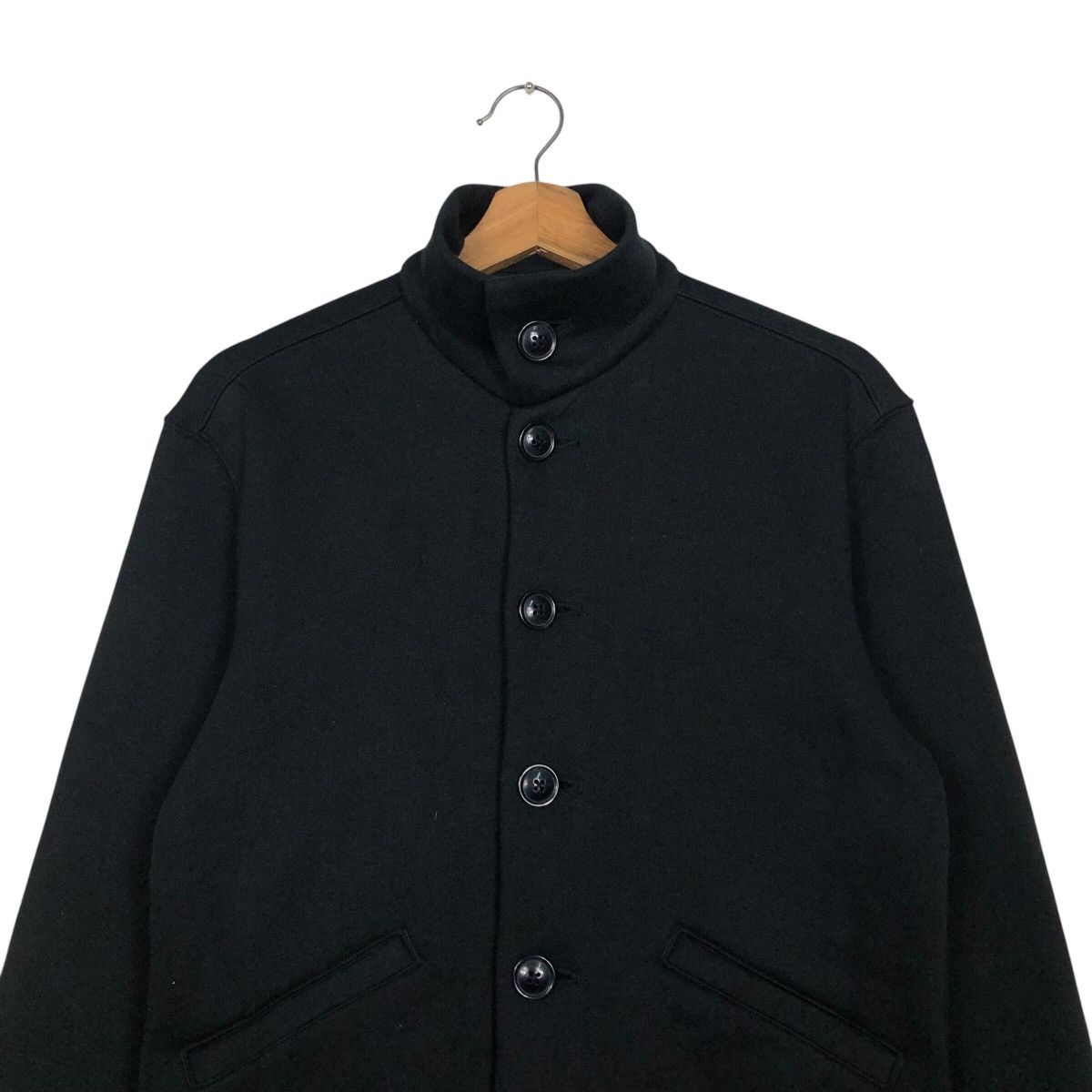 Japanese Brand 📌Rich Black Vintage Cardigan Jacket Uniqlo Undercover Size US M / EU 48-50 / 2 - 4 Thumbnail