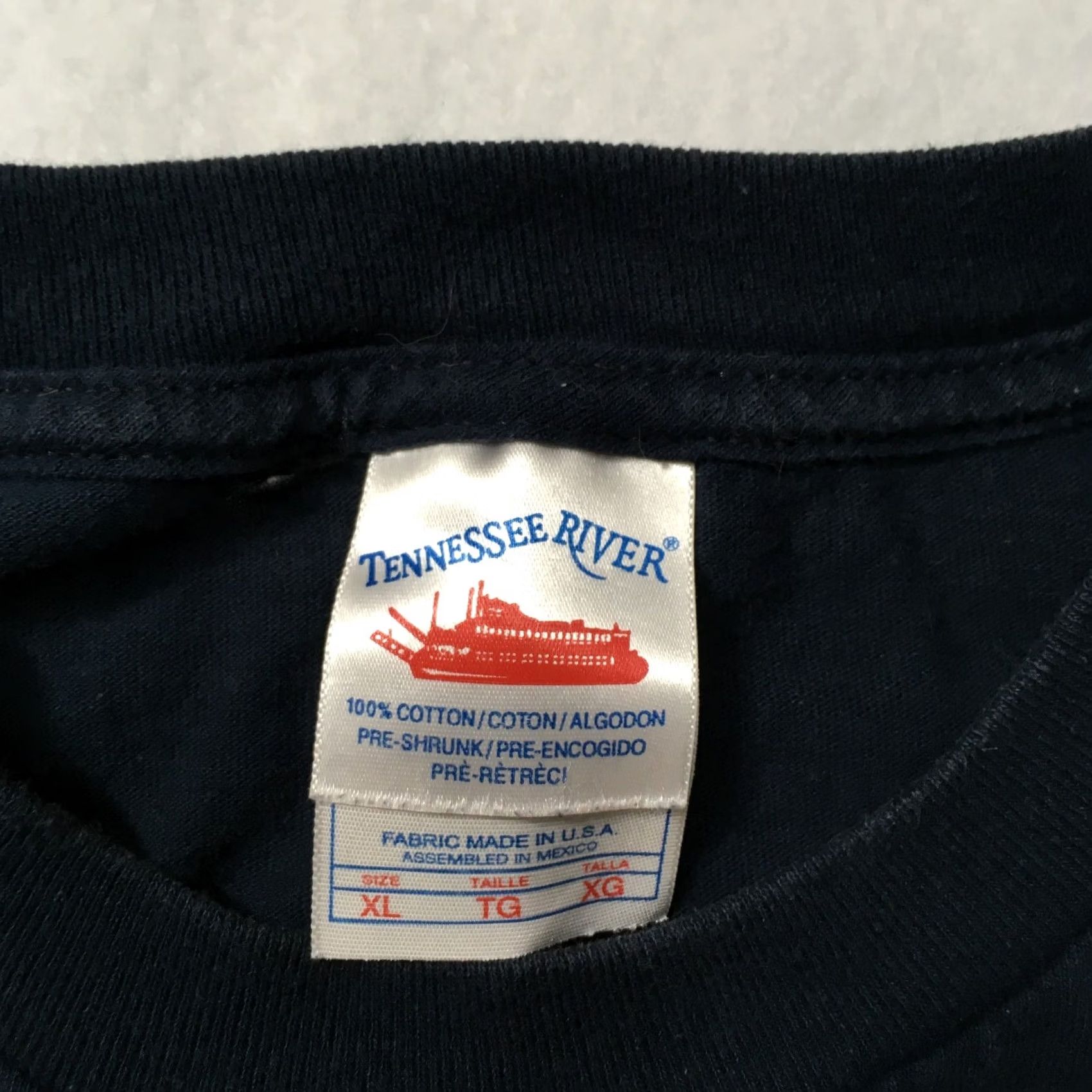 Vintage VINTAGE NEW ORLEANS LAISSEZ LE BON T Shirt Size XL NAVY BLUE EMBROIDERED Size US XL / EU 56 / 4 - 3 Thumbnail