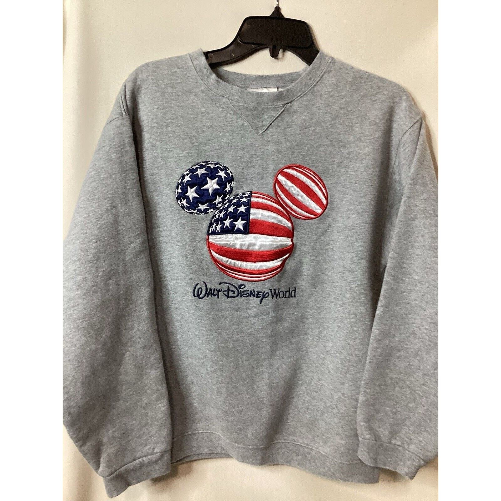 Disney Woman's Walt Disney USA Mickey Mouse Sweatshirt Gray Small Size S / US 4 / IT 40 - 1 Thumbnail