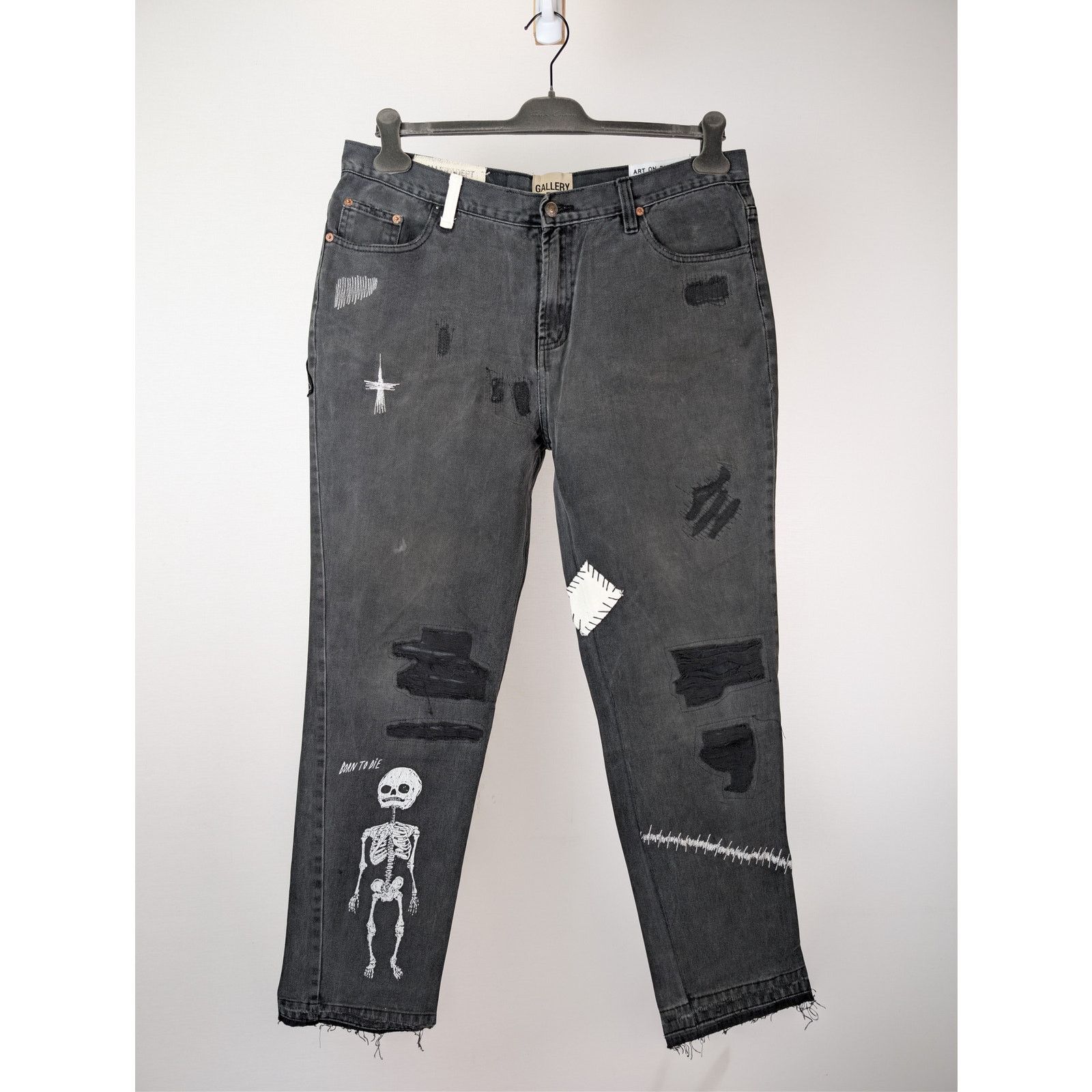 Gallery Dept. o1rshd1 Born To Die Denim Jeans in Black Size US 34 / EU 50 - 11 Thumbnail