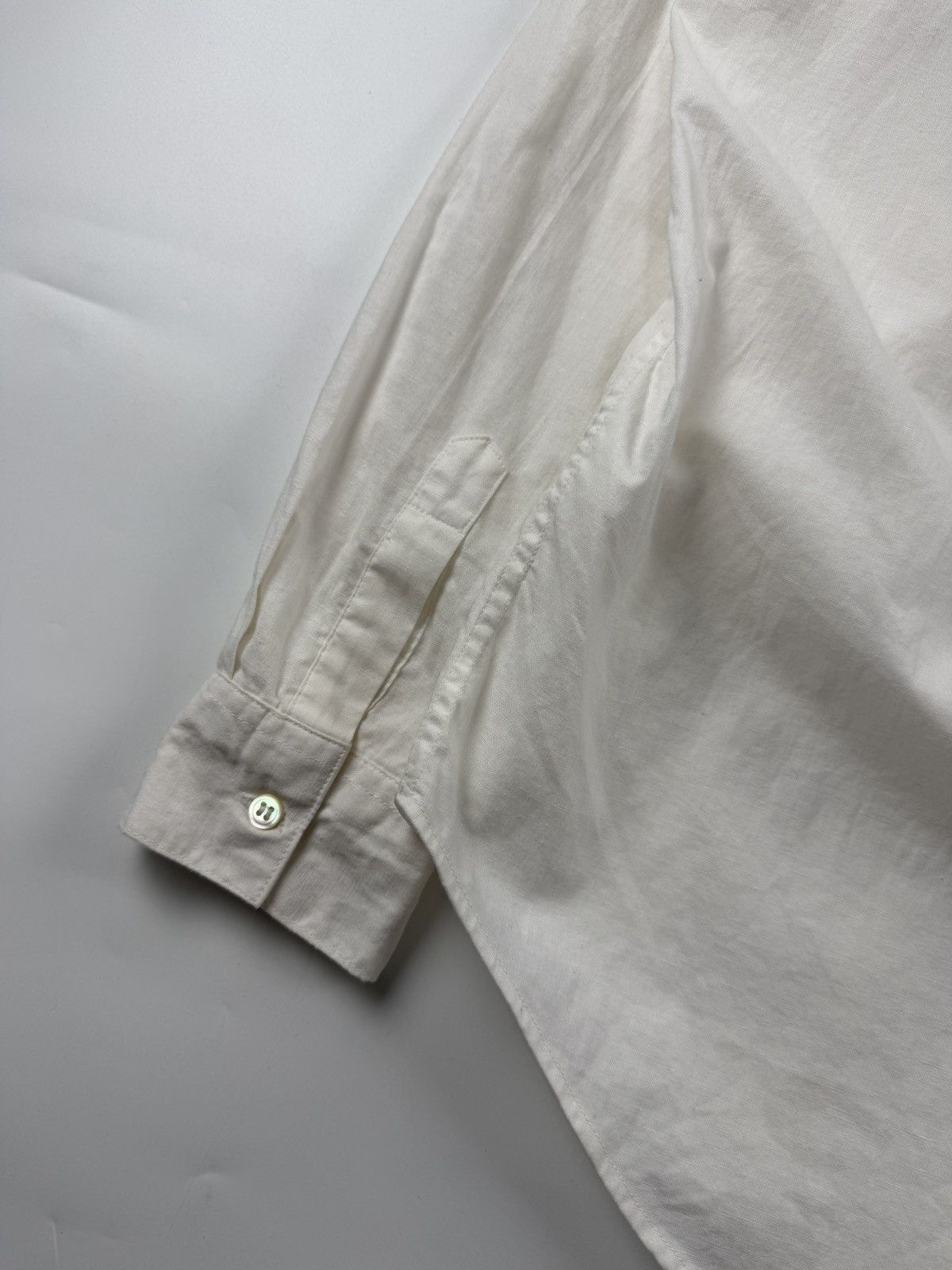 Helmut Lang Vintage Helmut Lang Linen Shirt Size US XL / EU 56 / 4 - 7 Thumbnail