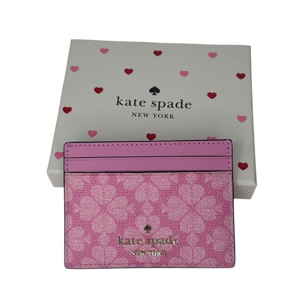 Kate Spade Kate Spade Boxed Spade Flower Small Slim Card Holder Size ONE SIZE - 2 Thumbnail