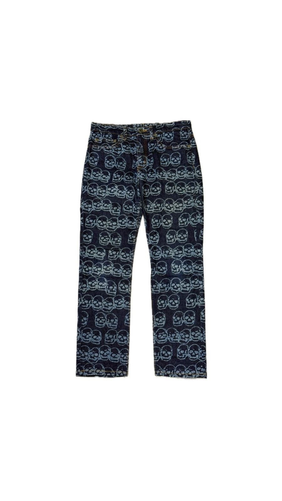 Hysteric Glamour Hysteric Glamour archive skull pattern denim jeans Size US S / EU 44-46 / 1 - 1 Thumbnail