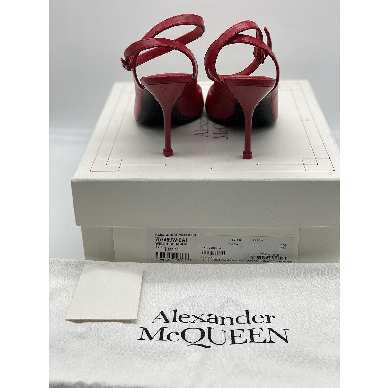 Alexander McQueen Alexander McQueen Punk 90mm Sandals sz. 37 +C Size US 7 / IT 37 - 2 Thumbnail