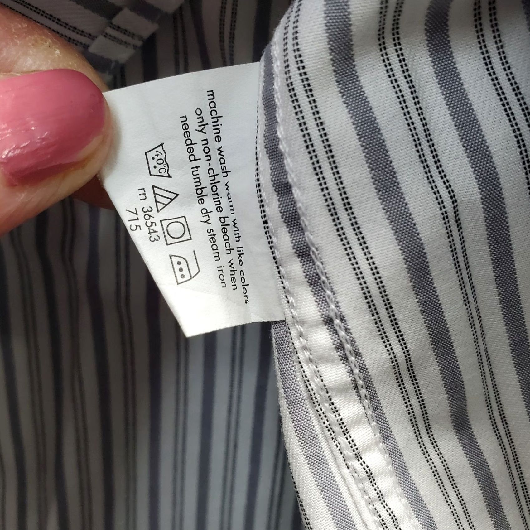 Michael Kors Michael Kors Dress Shirt Mens 16 Multi Striped Regular Fit Long Sleeve Button Up Size 42R - 5 Thumbnail