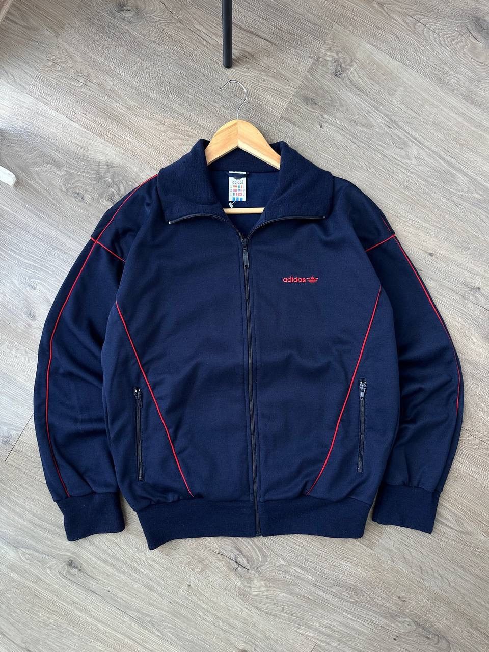 Adidas × Vintage Vintage Adidas Yugoslavia Blue Sportswear Zip Hoodie Size US M / EU 48-50 / 2 - 2 Thumbnail