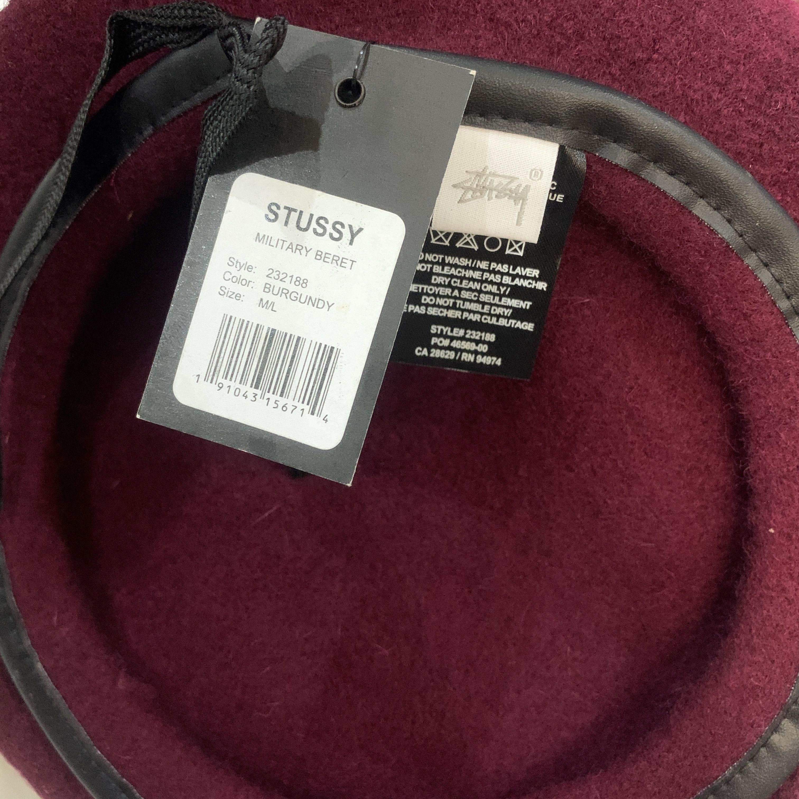 Hat Club STUSSY MILITARY BERET HAT Size ONE SIZE - 3 Thumbnail