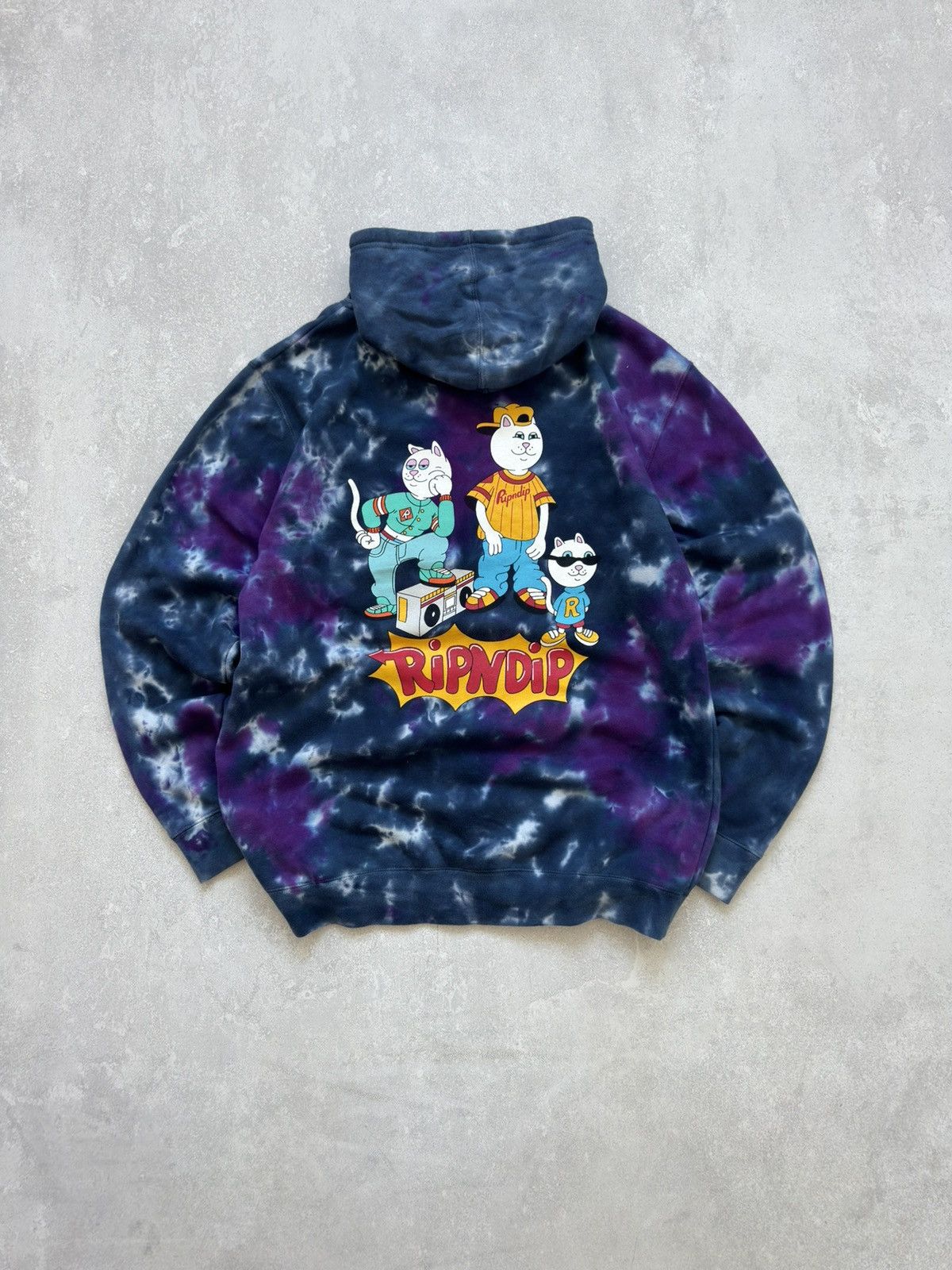 RIPNDIP Ripndip Nerm And The Gang Hoodie Tie Dye Streetwear Y2K Size US L / EU 52-54 / 3 - 1 Thumbnail