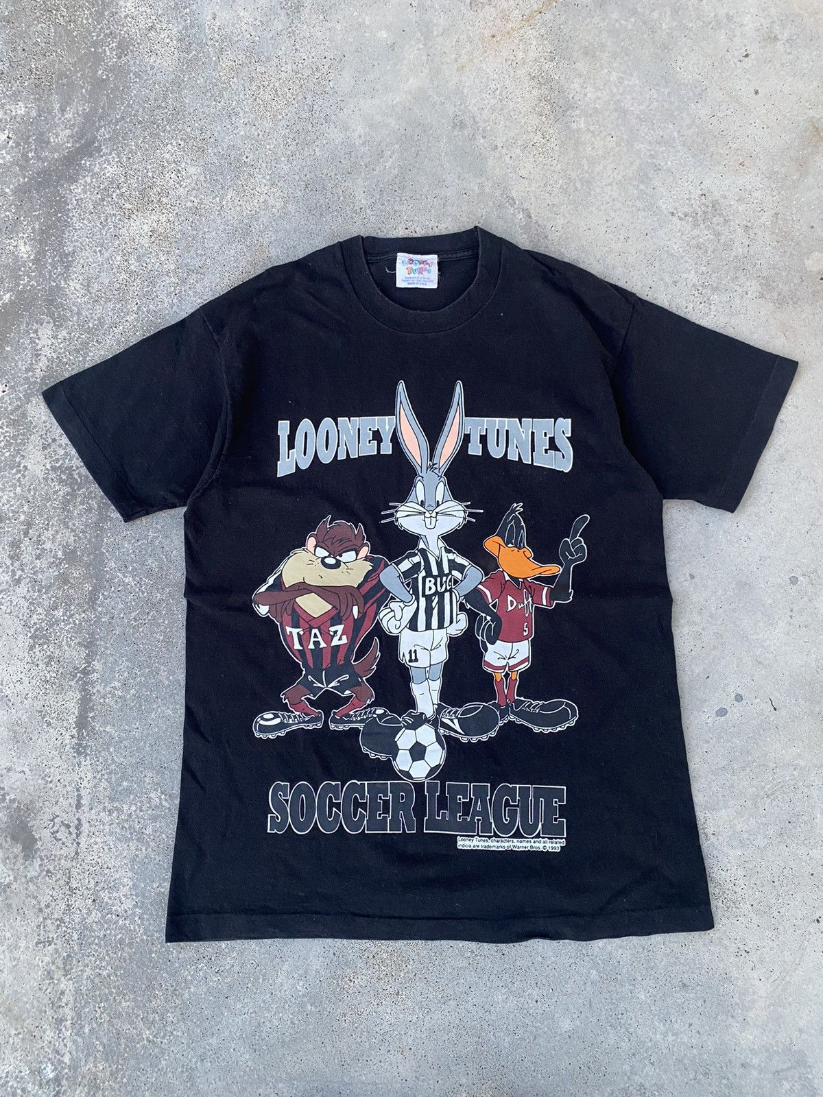 Vintage Vintage 90’s Looney Tunes Soccer League Tees Size US L / EU 52-54 / 3 - 1 Thumbnail