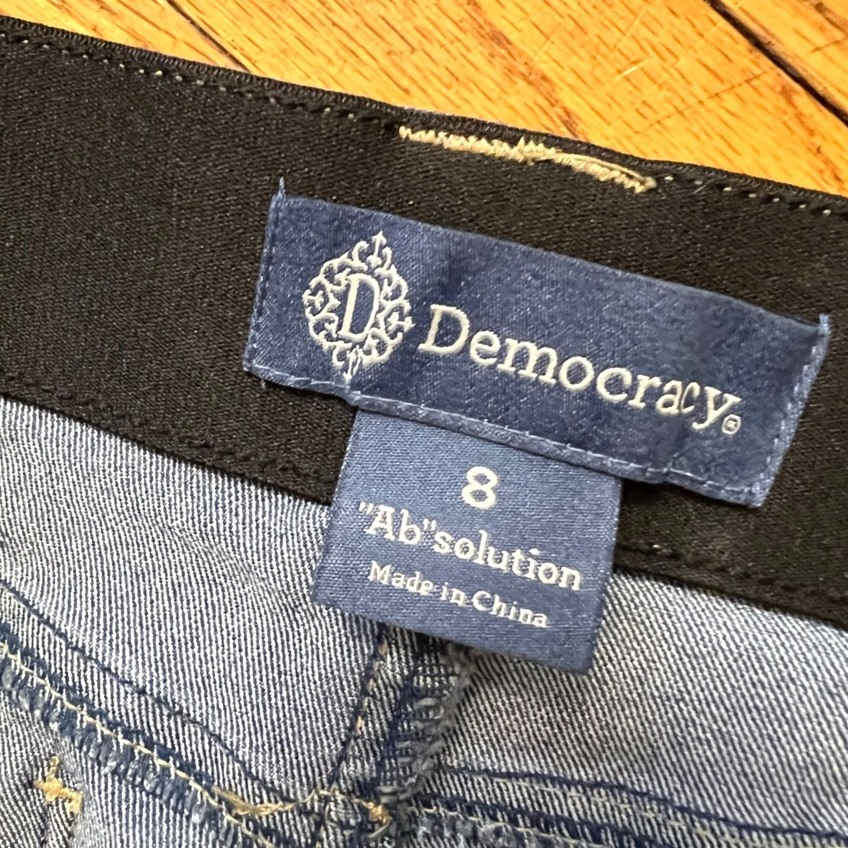 Vintage Democracy Jeans Womens Blue 8 Ankle Skimmer Crop Mid Rise Size 30" / US 8 / IT 44 - 5 Thumbnail
