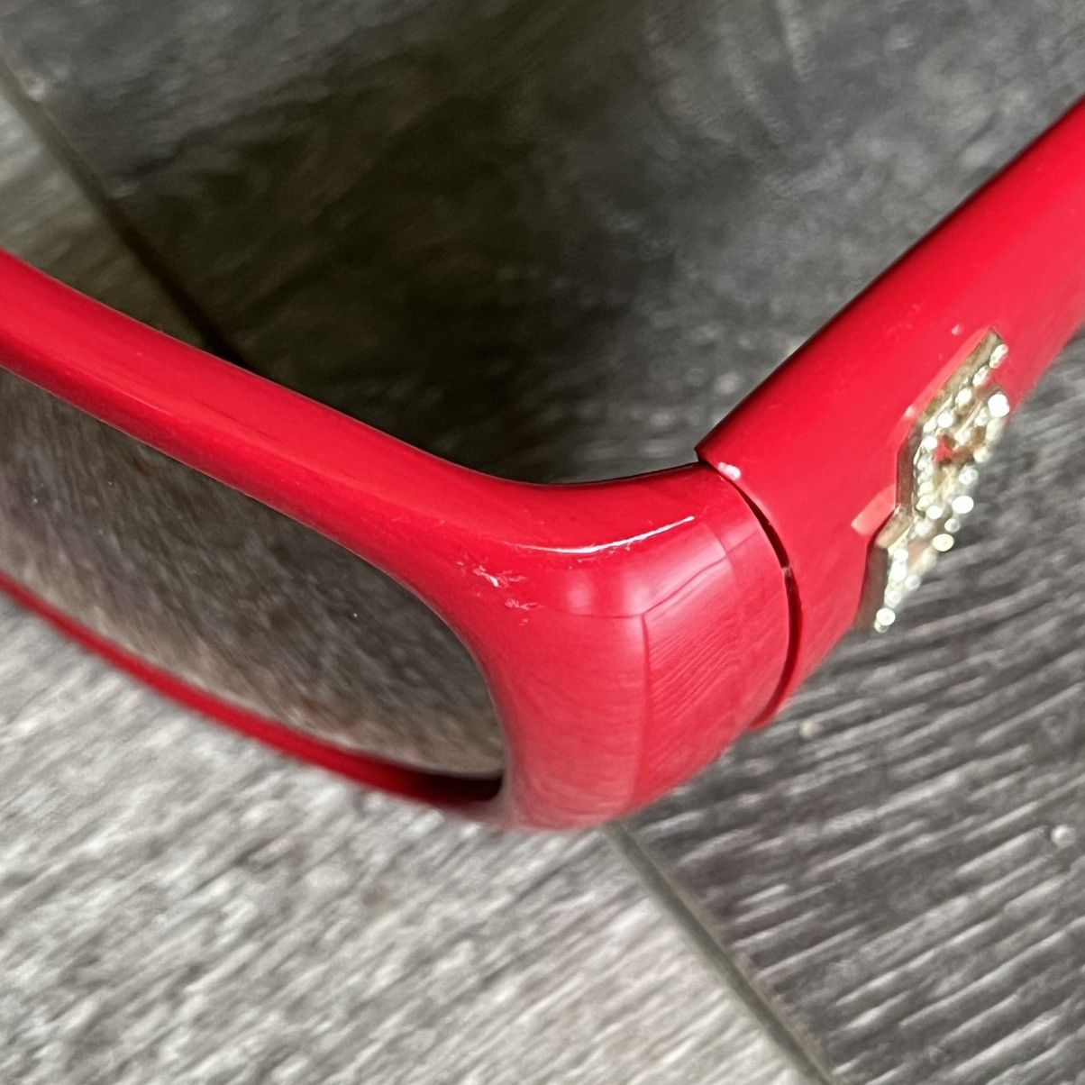 Dolce & Gabanna DG888S 54□18 Red Sunglasses Ladies Vintage