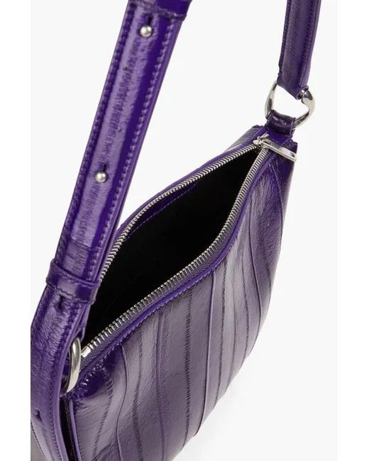Jil Sander o1loc1c1124 Size: OS/Fish Skin Shoulder Bag in Purple Size ONE SIZE - 2 Thumbnail