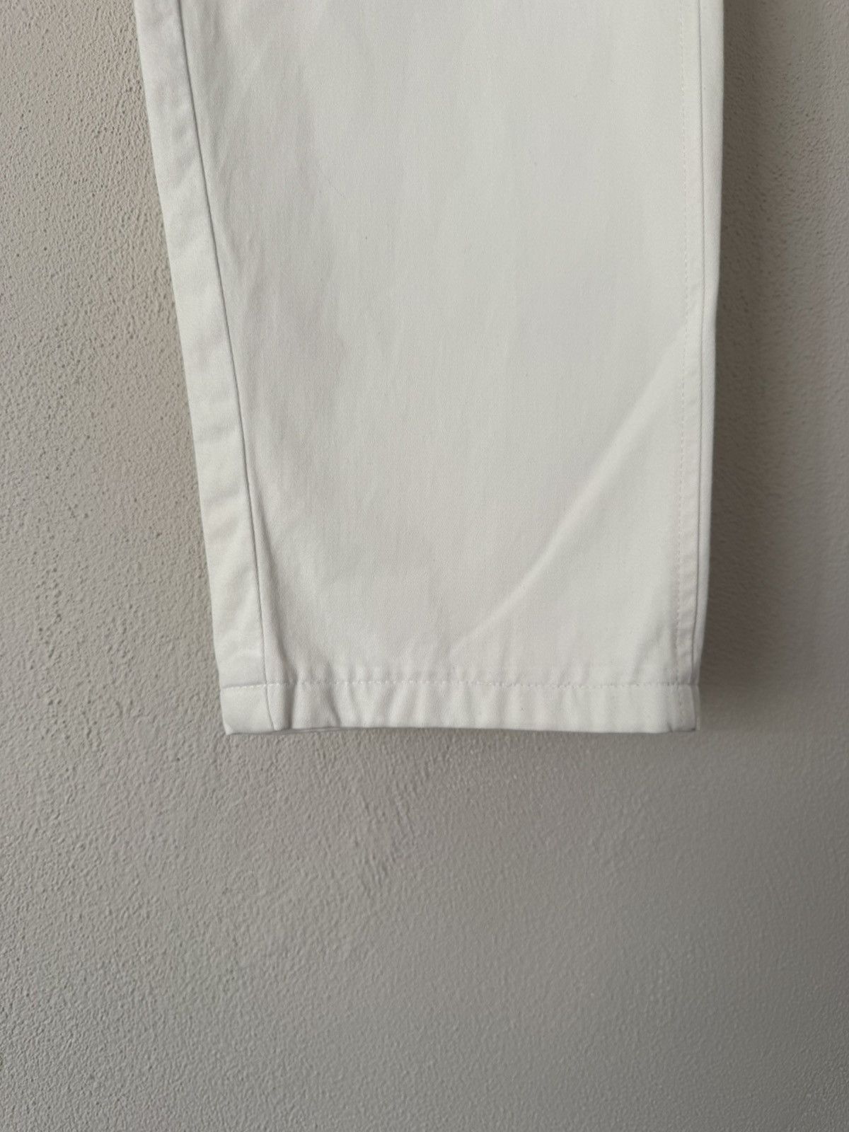 Gucci White Cotton Pants with GG Logo Detail Size US 34 / EU 50 - 5 Thumbnail