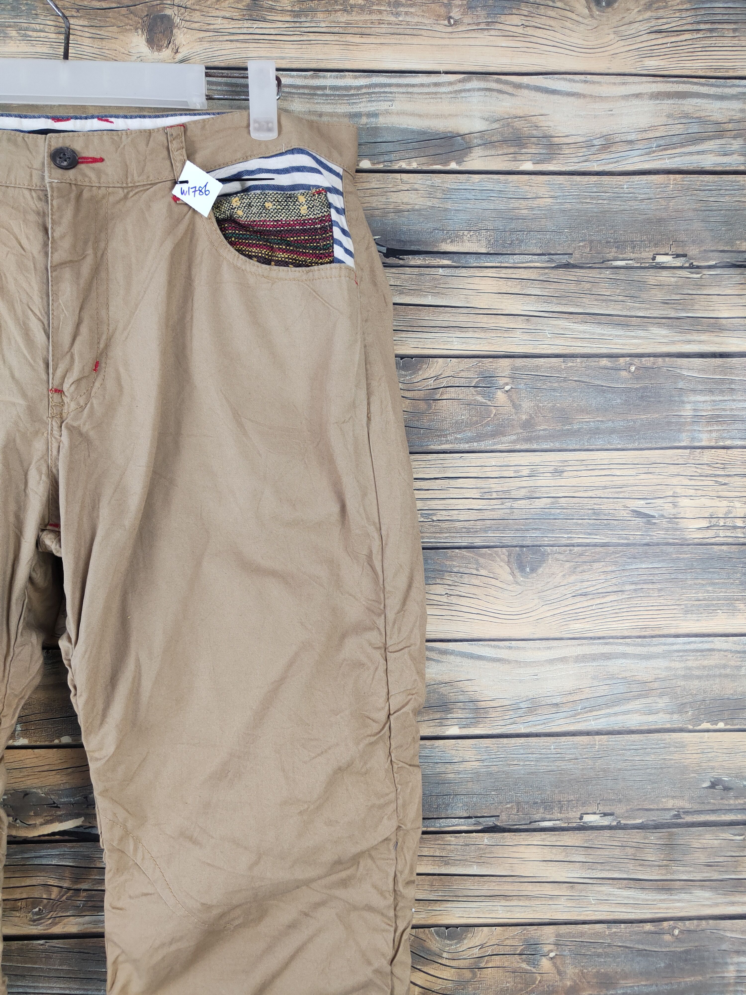 Japanese Brand Dominate Brown Multipocket Casual Pants #W1796 Size US 34 / EU 50 - 5 Thumbnail