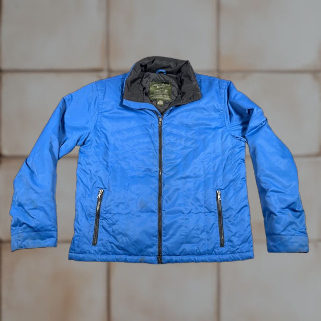 Eddie Bauer Eddie Bauer Jacket Adult LARGE Blue Goose Down Quilted Outdoor Lined Zip Pockets Size US L / EU 52-54 / 3 - 1 Thumbnail