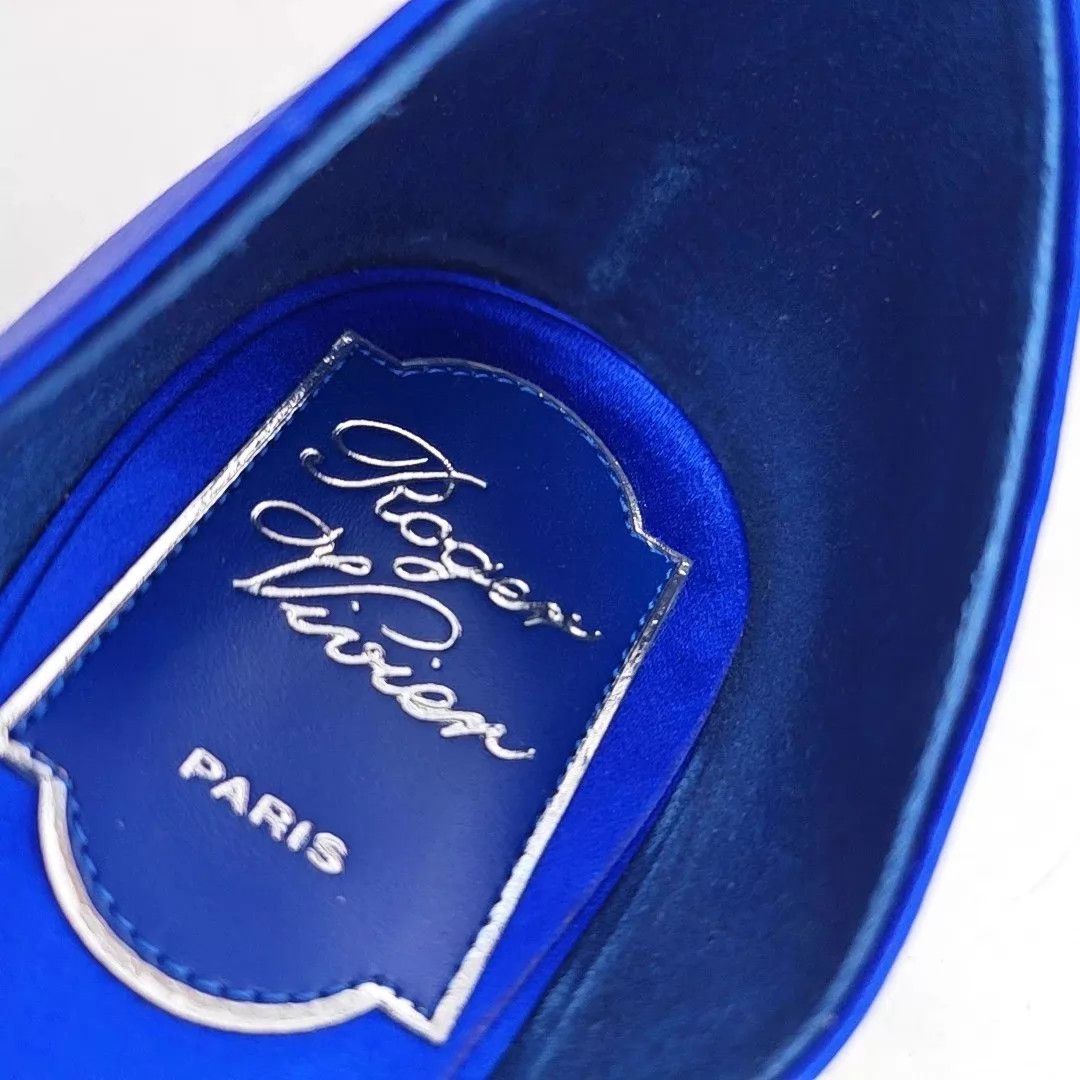 Roger Vivier Roger Vivier Paved Crystal Satin Flat Shoes 35.5 Size US 5 / IT 35 - 8 Thumbnail