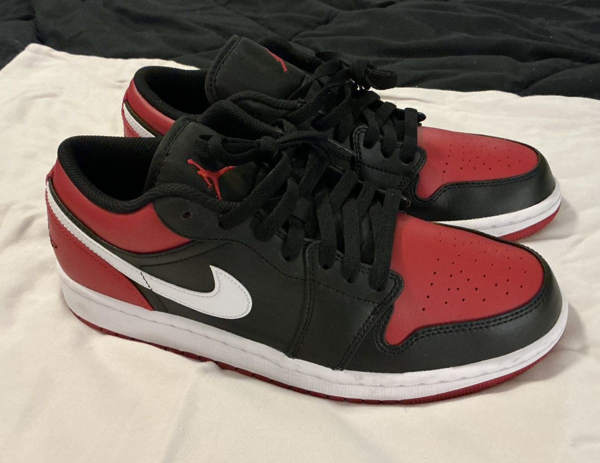 Nike Nike Air Jordan 1 Low – “Alternate Bred Toe” Size 9.5 Size US 9.5 / EU 42-43 - 1 Thumbnail