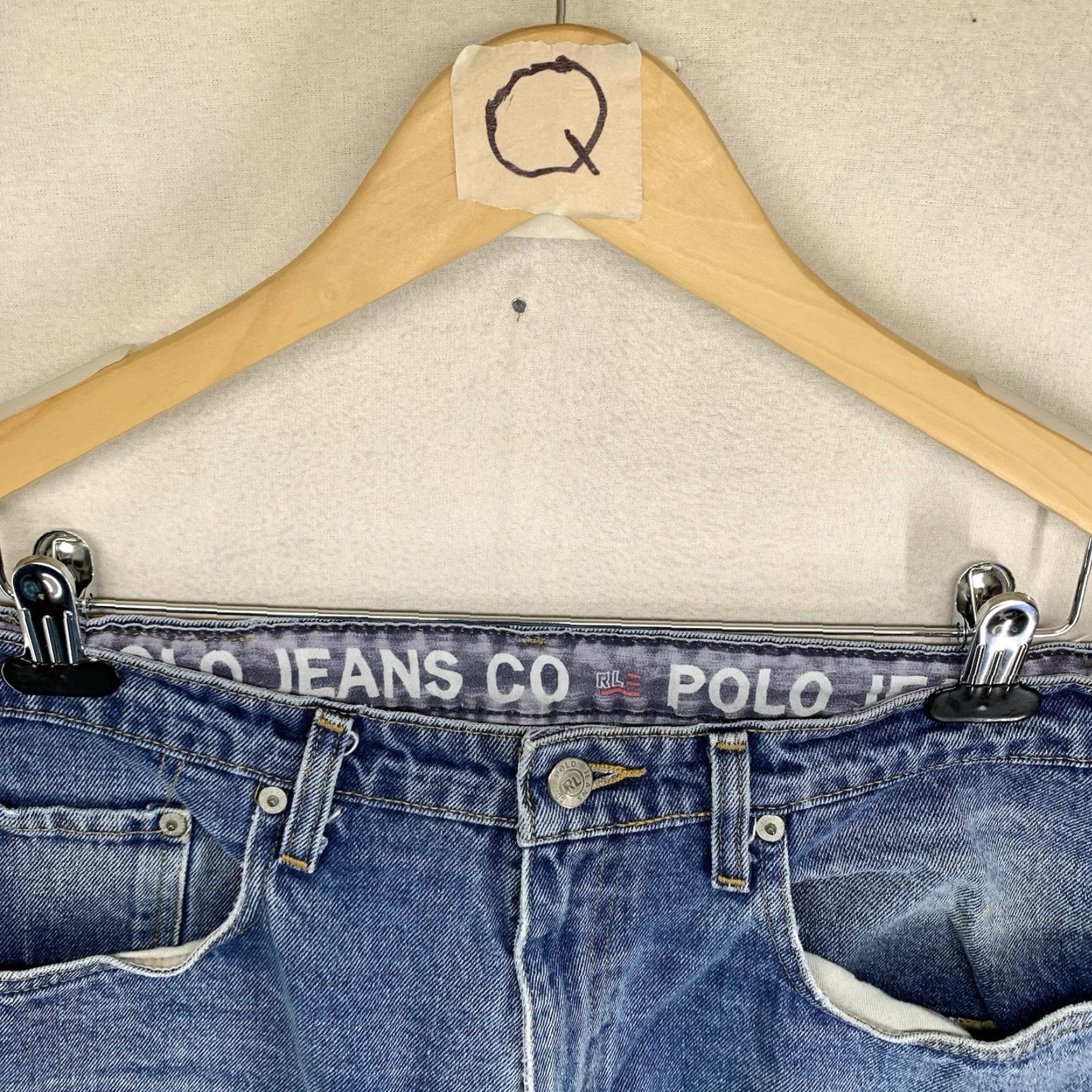 Vintage VINTAGE Polo Jeans Co. Ralph Lauren Jeans Men Adult Medium Blue 90s Distressed Denim 33x30 Size US XS / EU 42 / 0 - 5 Thumbnail
