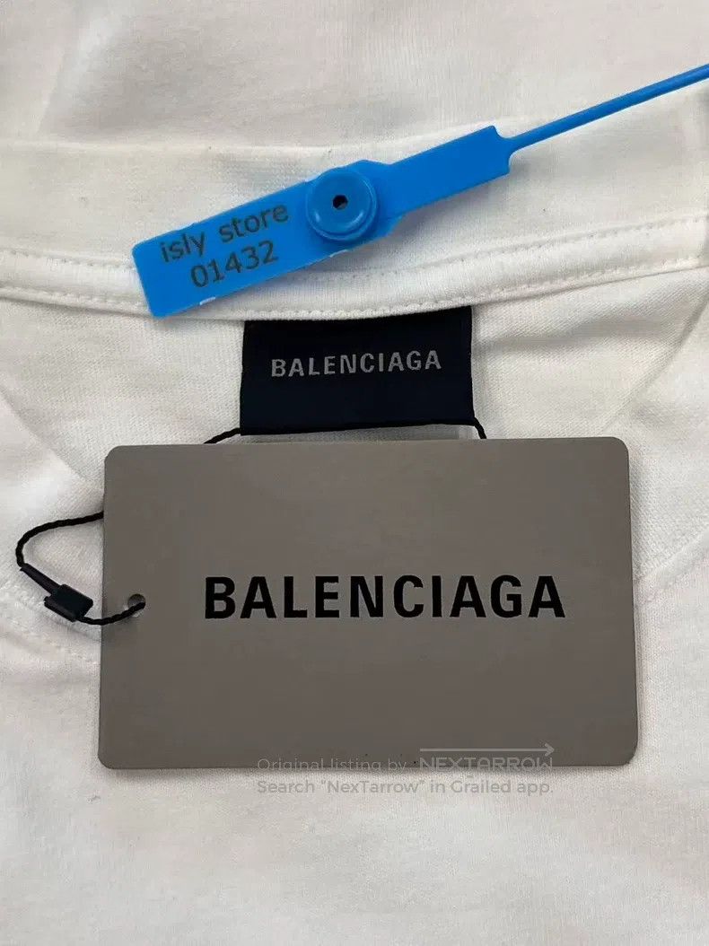 Other Balenciaga Letter Printed Round Neck Pullover Short Sleeve Size US XS / EU 42 / 0 - 5 Thumbnail
