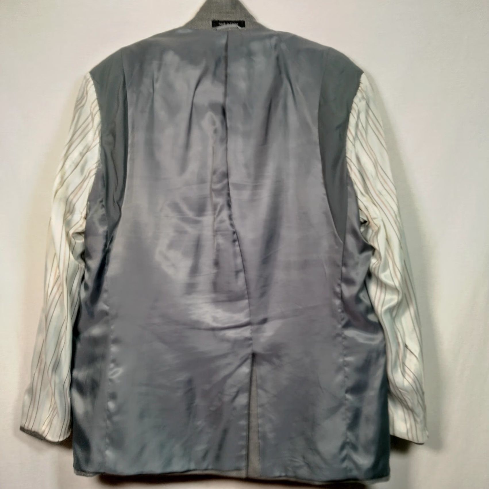 Ralph Lauren Lauren Ralph Lauren Blazer Men 42 R Gray Woven Poly Rayon Linen Blend Classic Office Wear Professional Mens Size 42R - 3 Thumbnail