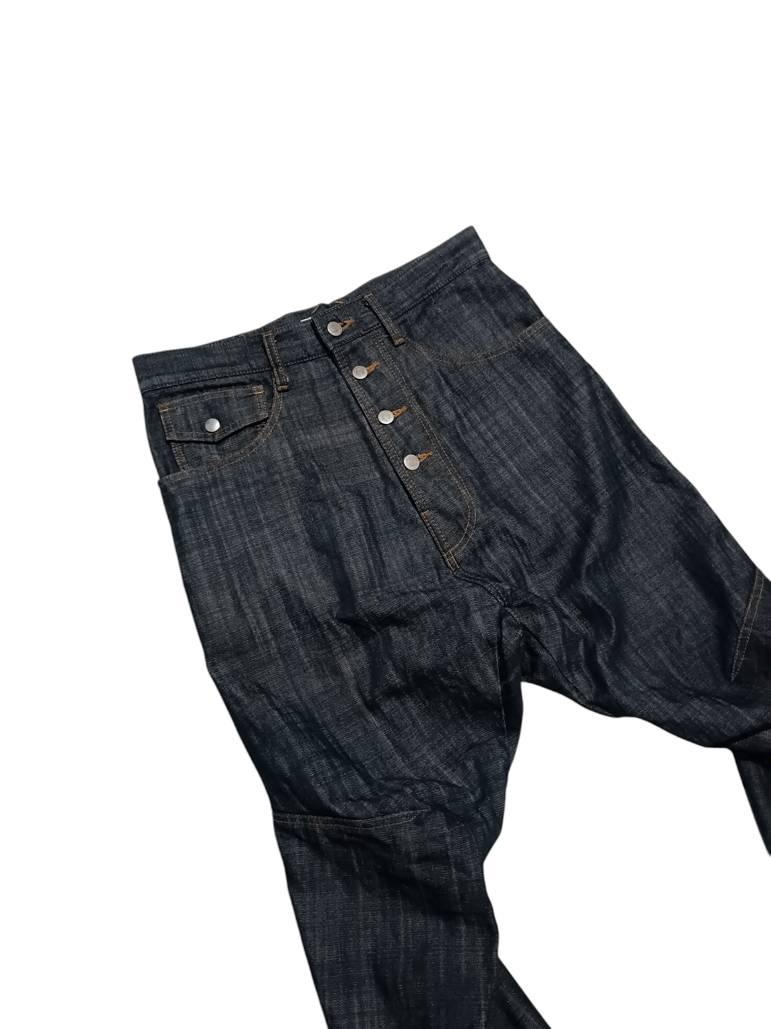 Japanese Brand Japanese Brand Ehyphen World Gallery Drop Crotch Pants Size US 31 - 2 Thumbnail