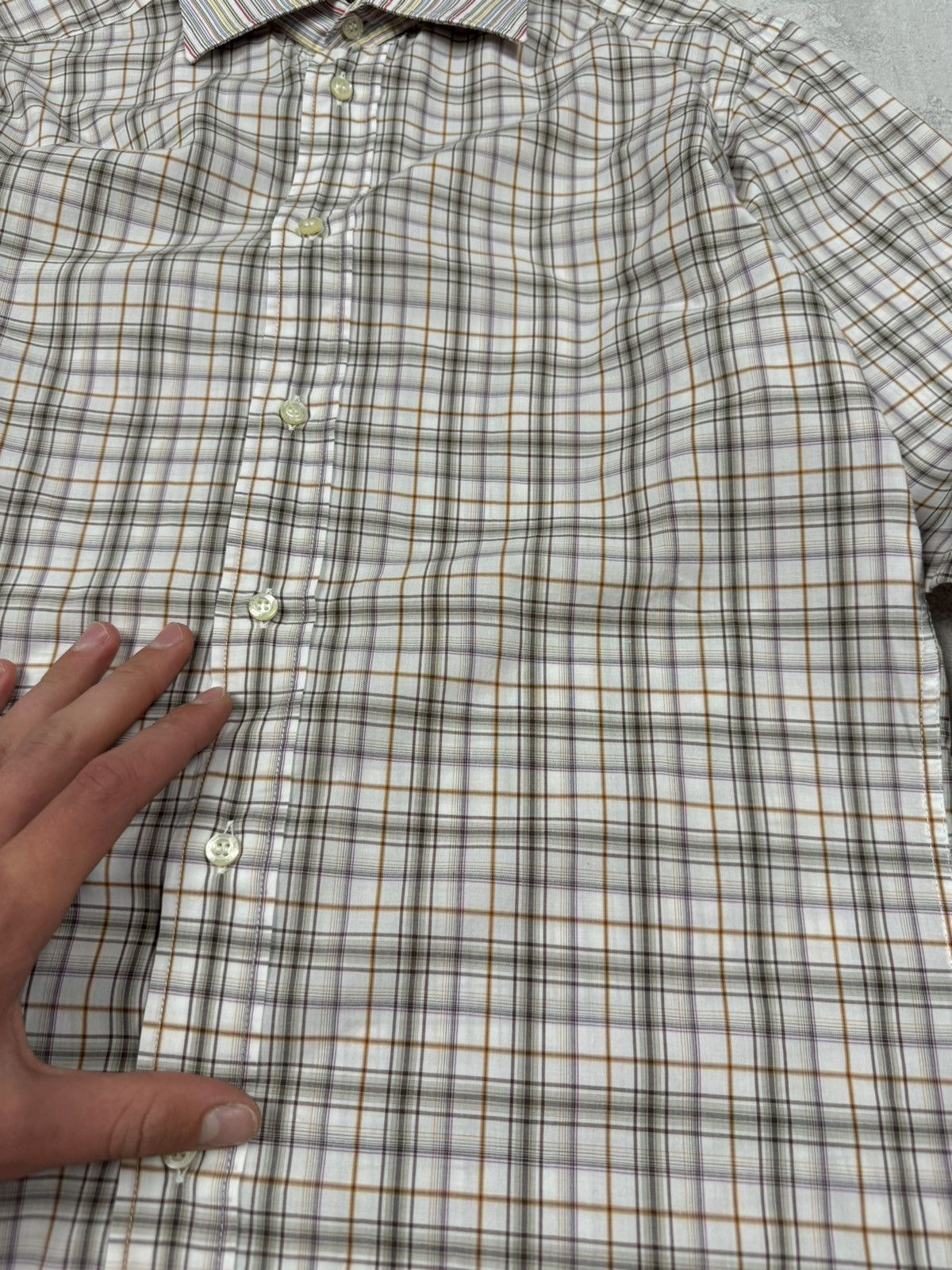Etro Etro Plaid Shirt Button Up Size 39 Size US M / EU 48-50 / 2 - 6 Thumbnail