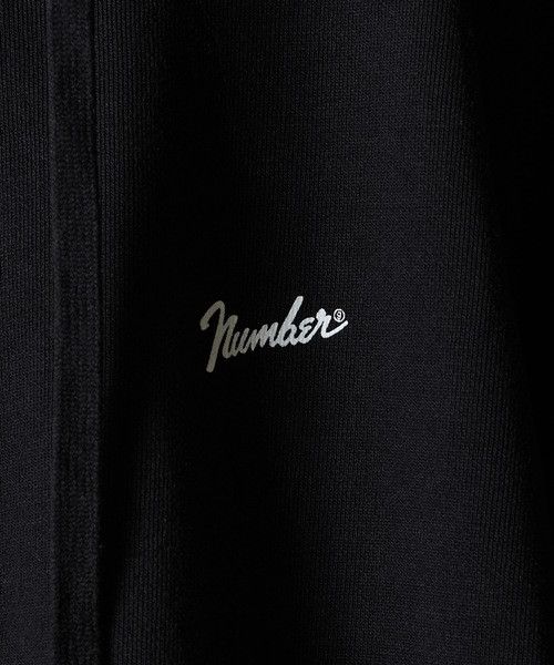 Number (N)ine number nine FIRM COTTON FULL ZIP HOODIE Size US L / EU 52-54 / 3 - 3 Thumbnail