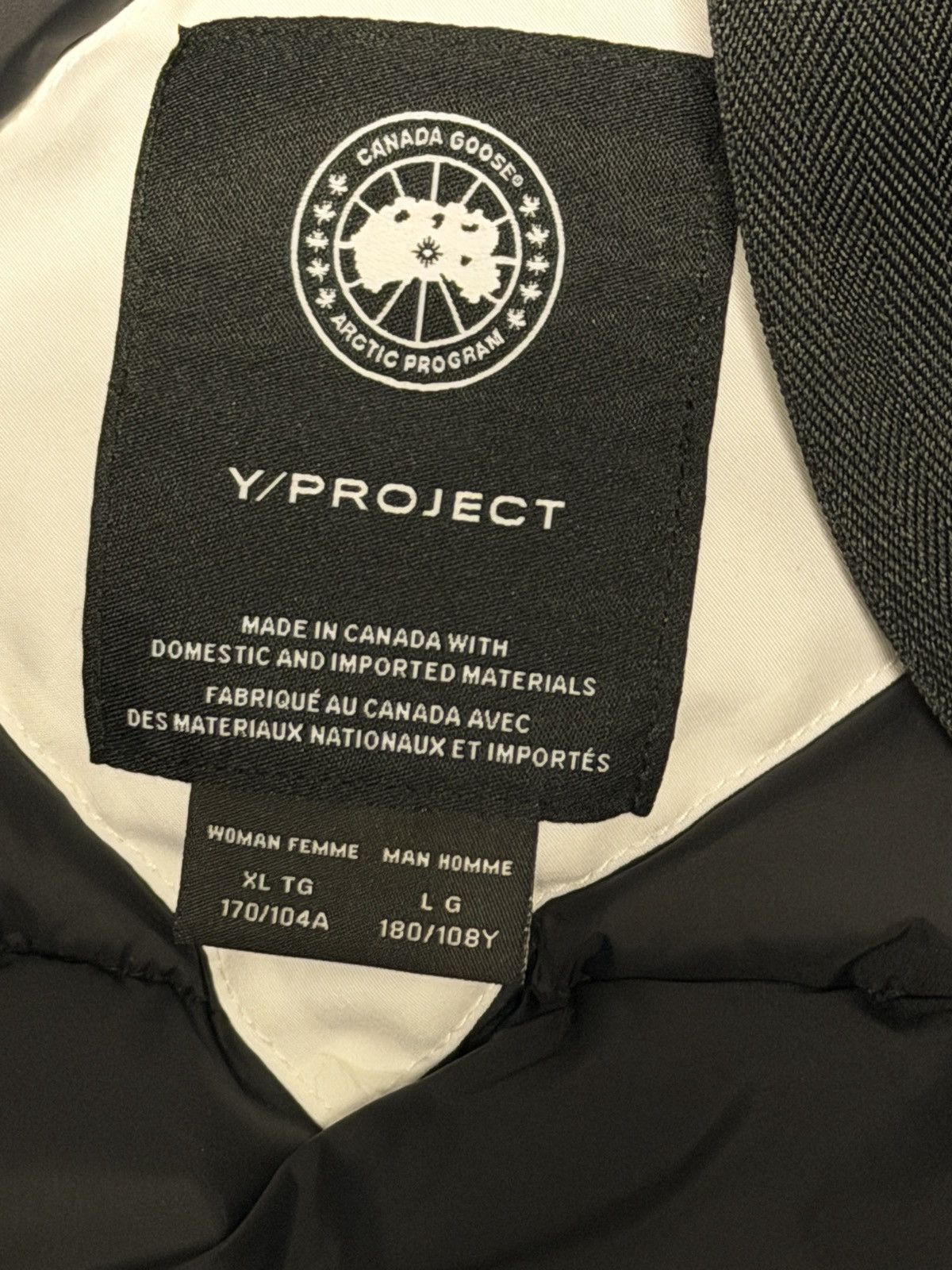 Y/Project Y/PROJECT x CANADA GOOSE EDITION DOWN CHILLIWACK JACKET Size US L / EU 52-54 / 3 - 9 Thumbnail