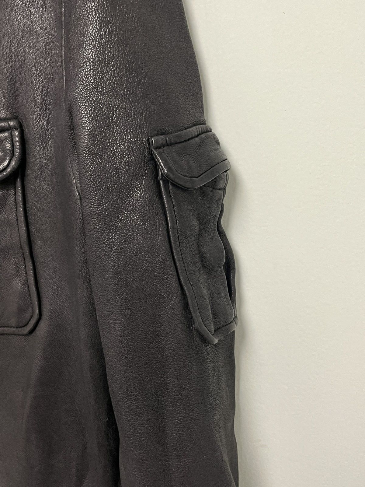 John Varvatos Washed waxed leather jacket. Size EU 50 USA 40 Size US M / EU 48-50 / 2 - 6 Thumbnail