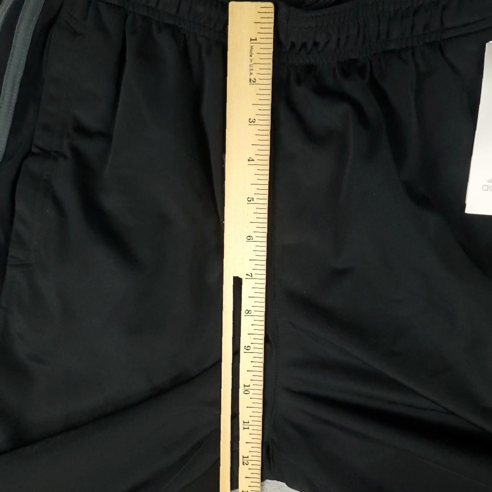 Adidas Adidas Pants Mens Medium Black Trico Ankle Zip Tapered Sweatpants Joggers Athletic Regular Fit Size US 31 - 4 Thumbnail