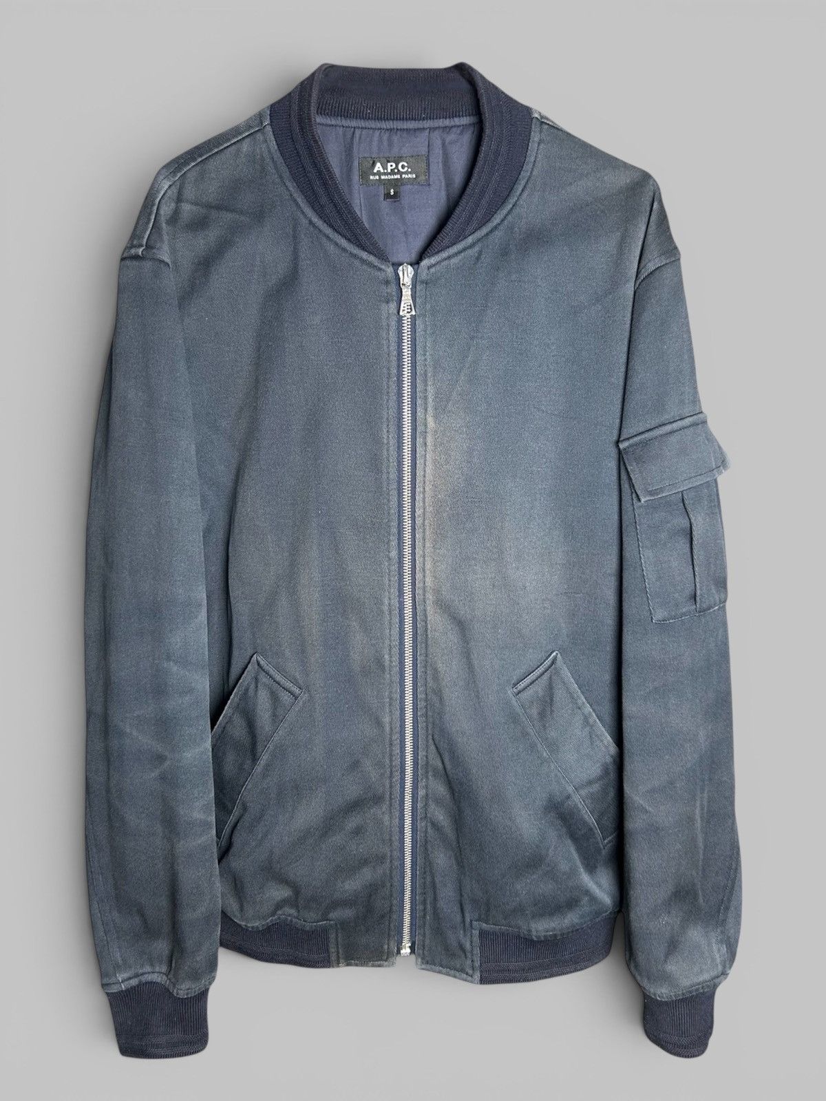 A.P.C. A.P.C. Military-Style Bomber Jacket Size US S / EU 44-46 / 1 - 1 Thumbnail