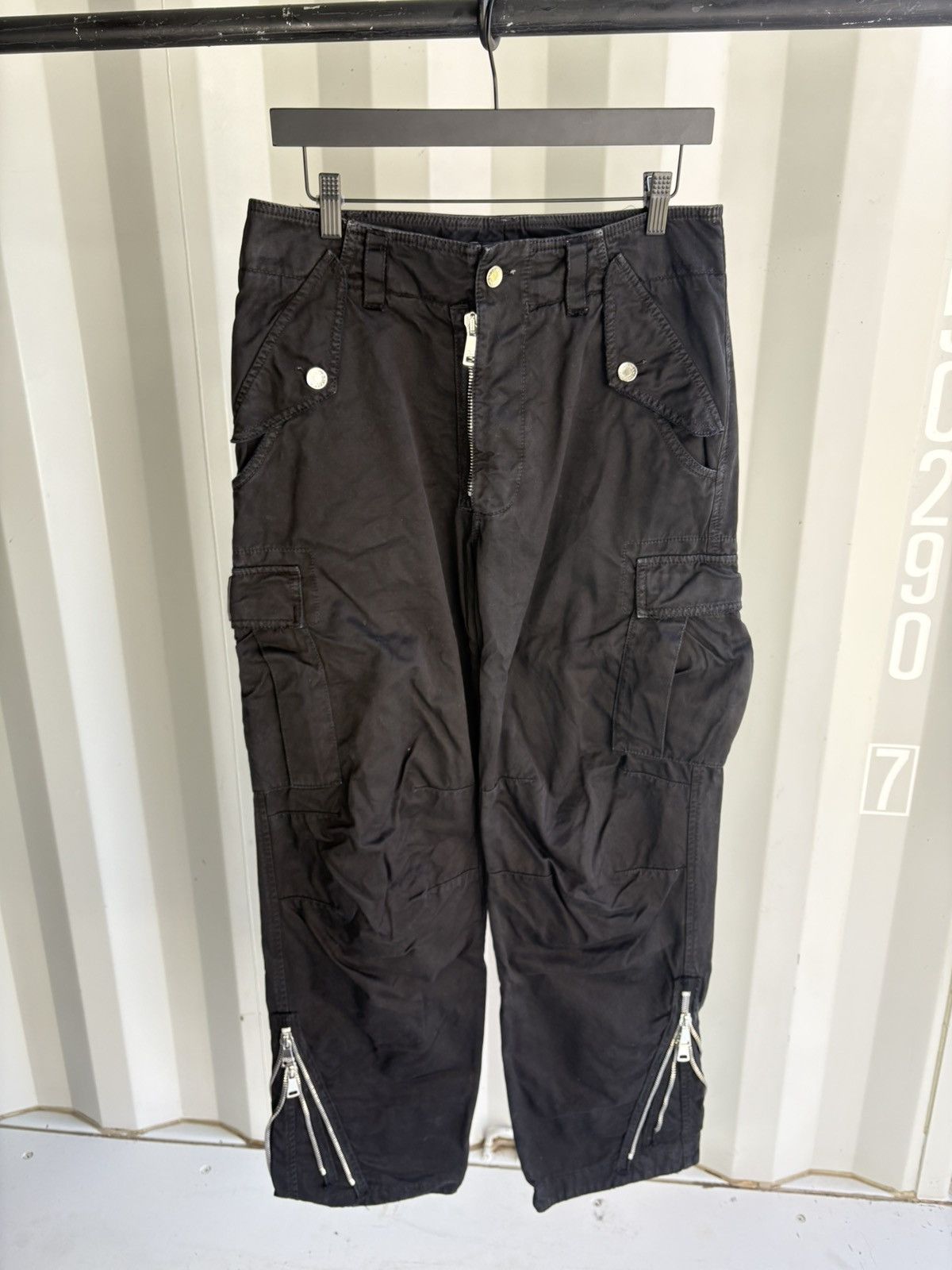 Dolce & Gabbana Distressed Cargo Ankle Zip Pants Size US 31 - 1 Thumbnail