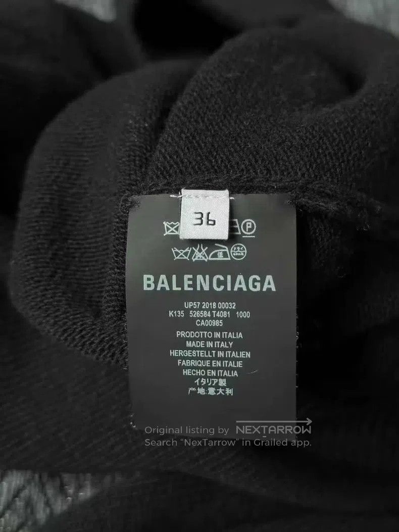 Balenciaga Balenciaga High-Neck BB Cashmere Sweater Size XS / US 0-2 / IT 36-38 - 4 Thumbnail