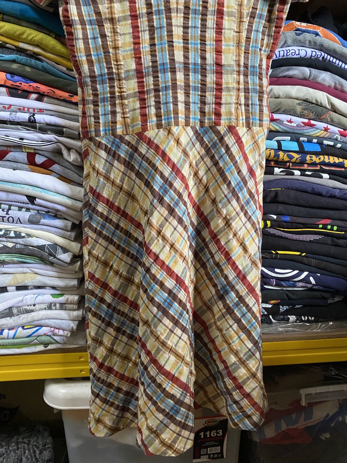 Japanese Brand × Tsumori Chisato Tsumori Chisato Dress patchwork design Issey miyake Size M / US 6-8 / IT 42-44 - 12 Thumbnail