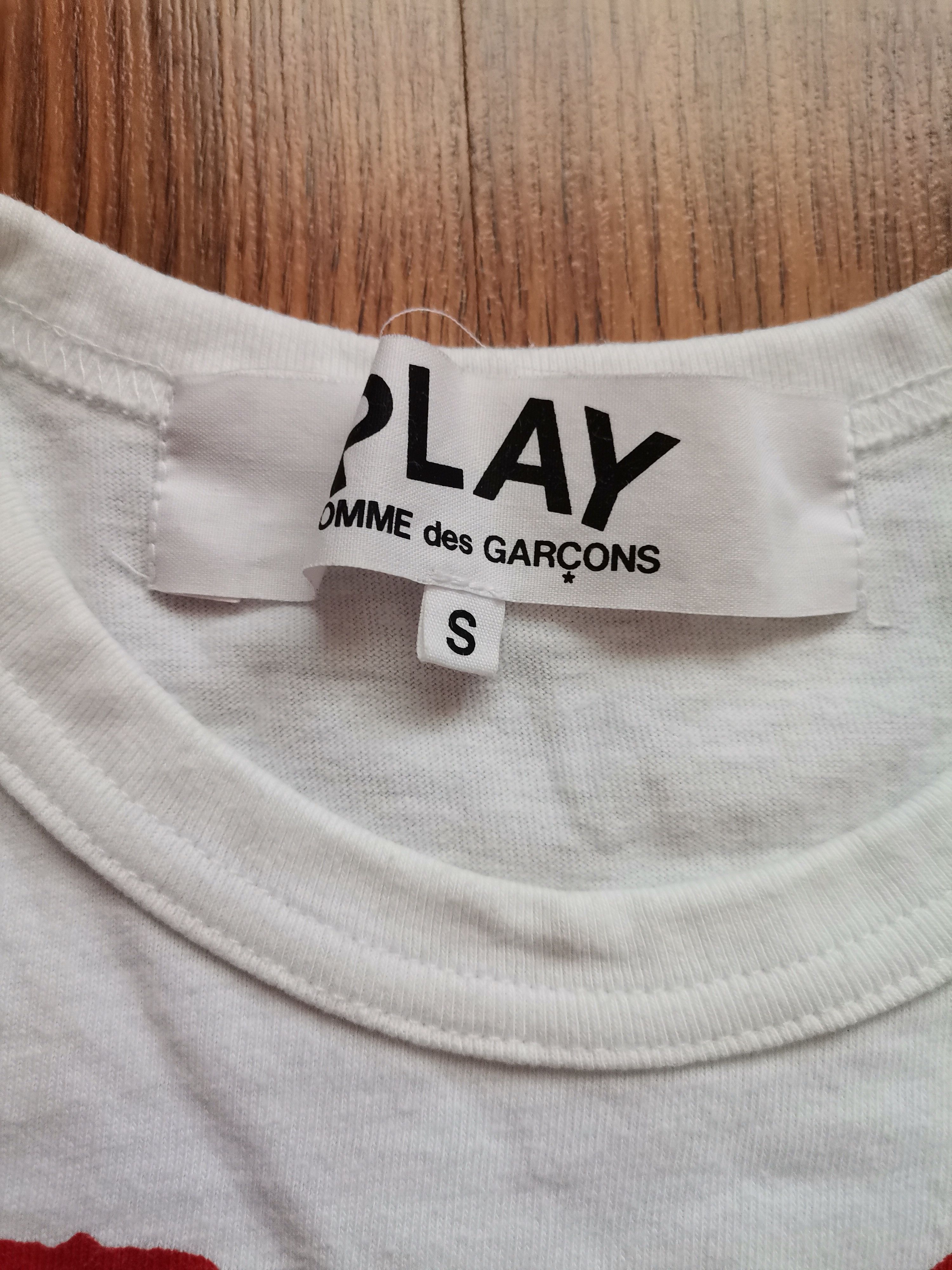 Comme des Garcons PLAY Comme Des Garcons Play Heart Tee Size US S / EU 44-46 / 1 - 3 Thumbnail
