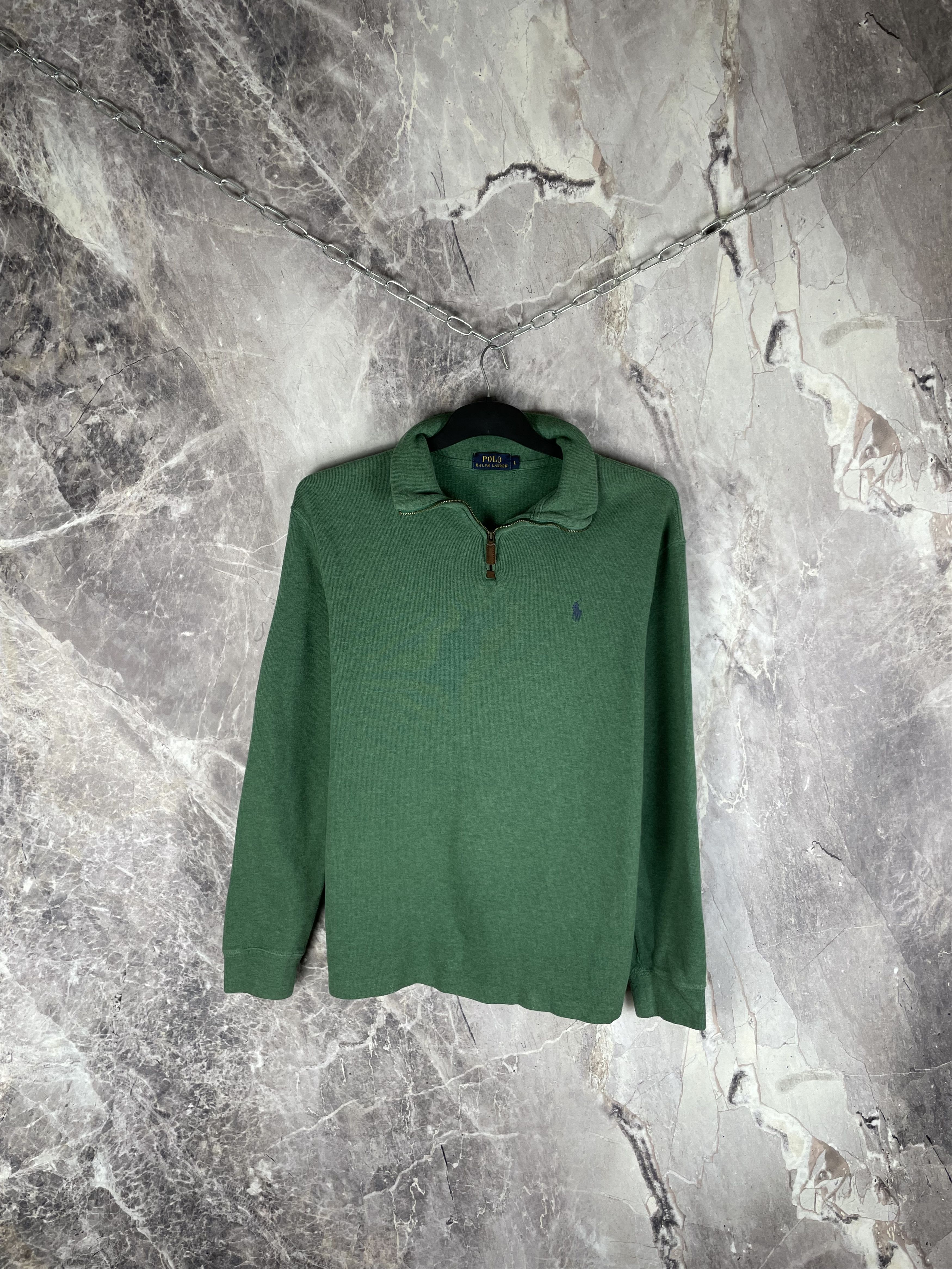 Polo Ralph Lauren Vintage Polo Ralph Lauren 1/4 Zip Sweater Old Money Size US L / EU 52-54 / 3 - 1 Thumbnail