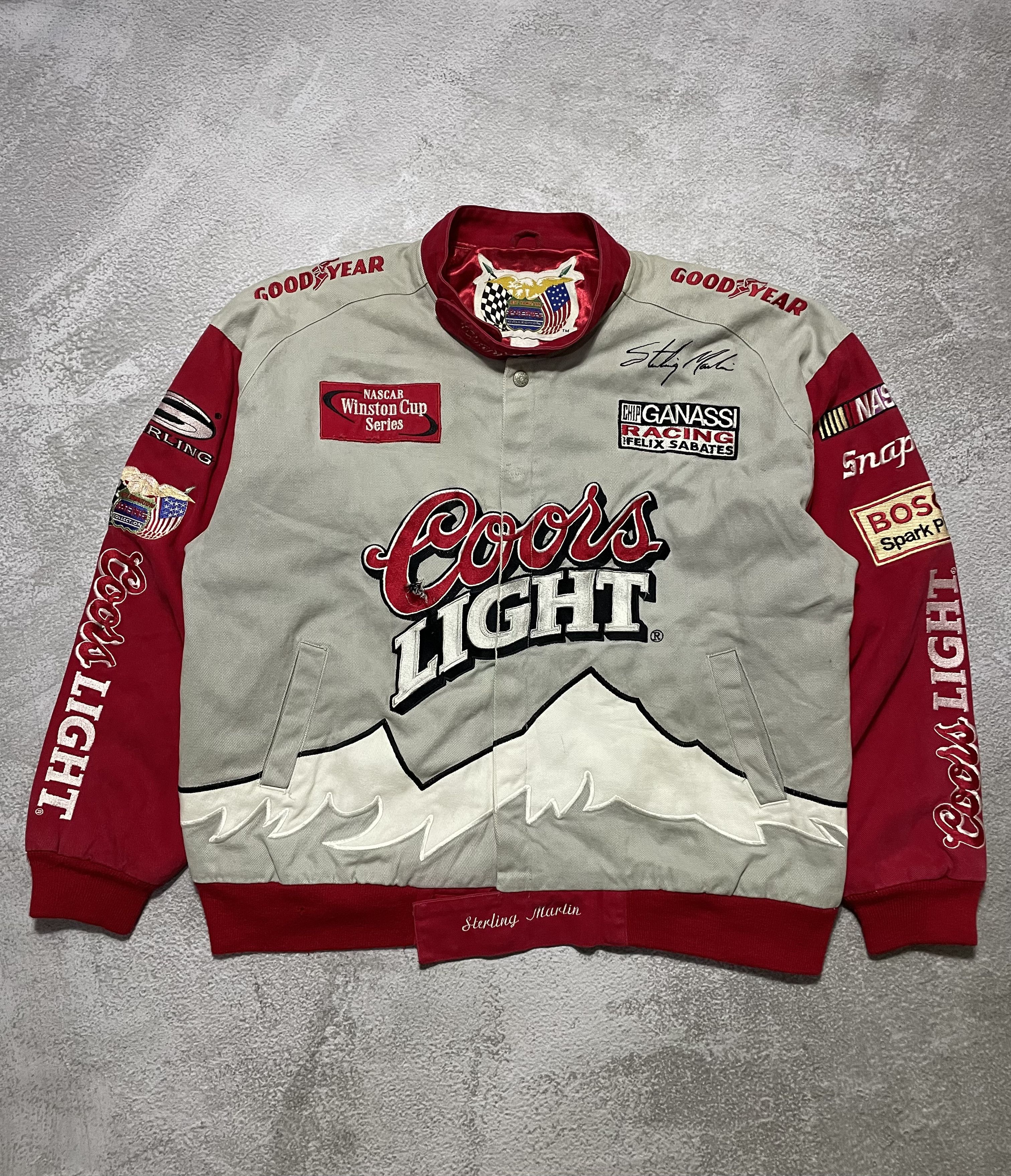 JEFF HAMILTON レーシングジャケット Coors Light Coors Light Racing Silver Bullet NASCAR Kyle Petty #42 Jeff