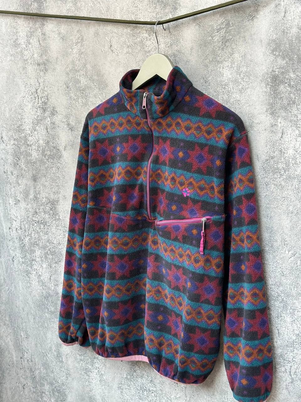 Jack Wolfskin × Vintage Jack Wolfskin "For People in Action" Polar Fleece Sweater Size US L / EU 52-54 / 3 - 1 Thumbnail