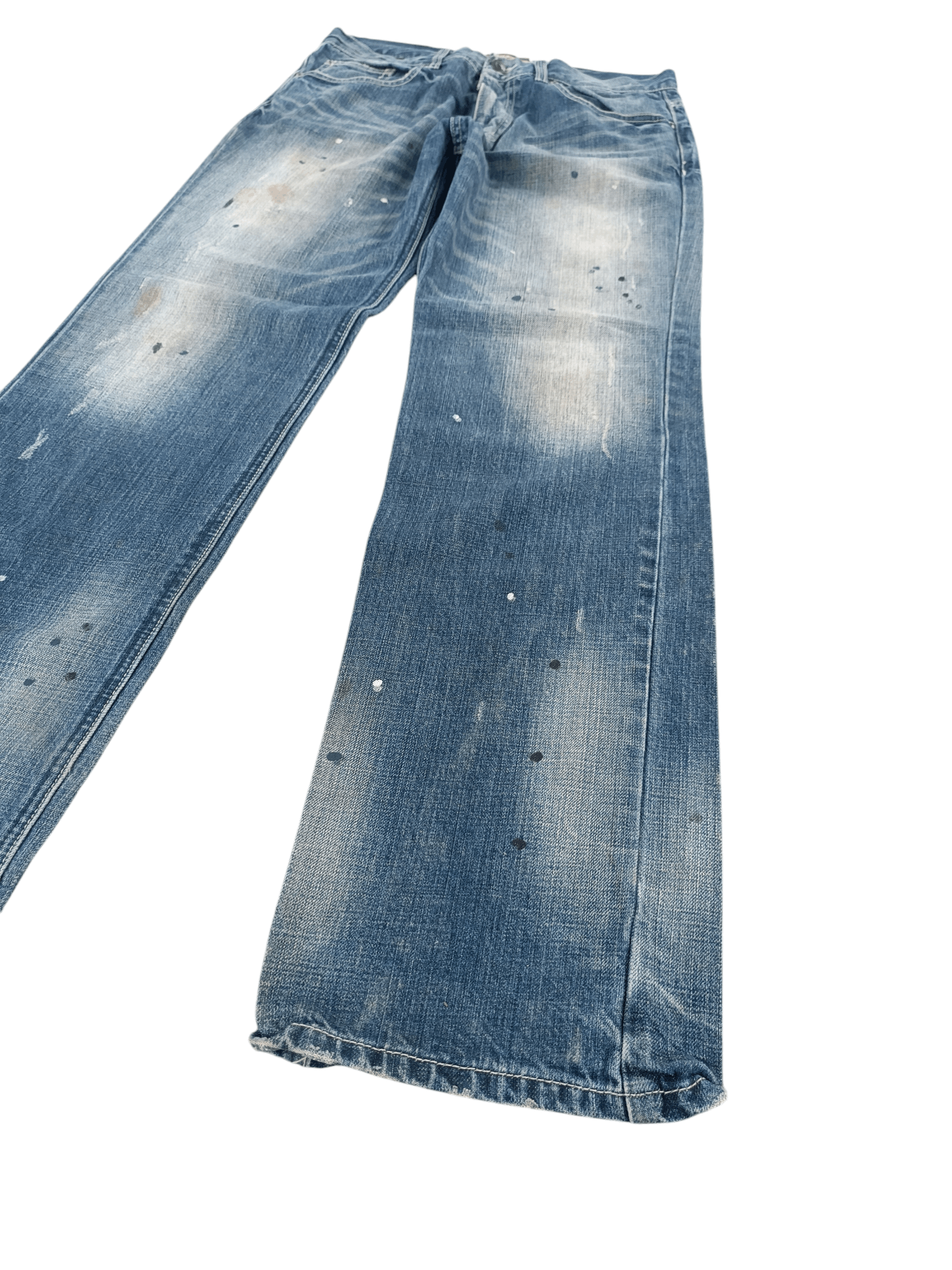 If Six Was Nine × Japanese Brand × Jean 🔥 VTG FLARED 🔥 Japanese Nylaus Rare Design Jeans Size US 30 / EU 46 - 1 Thumbnail