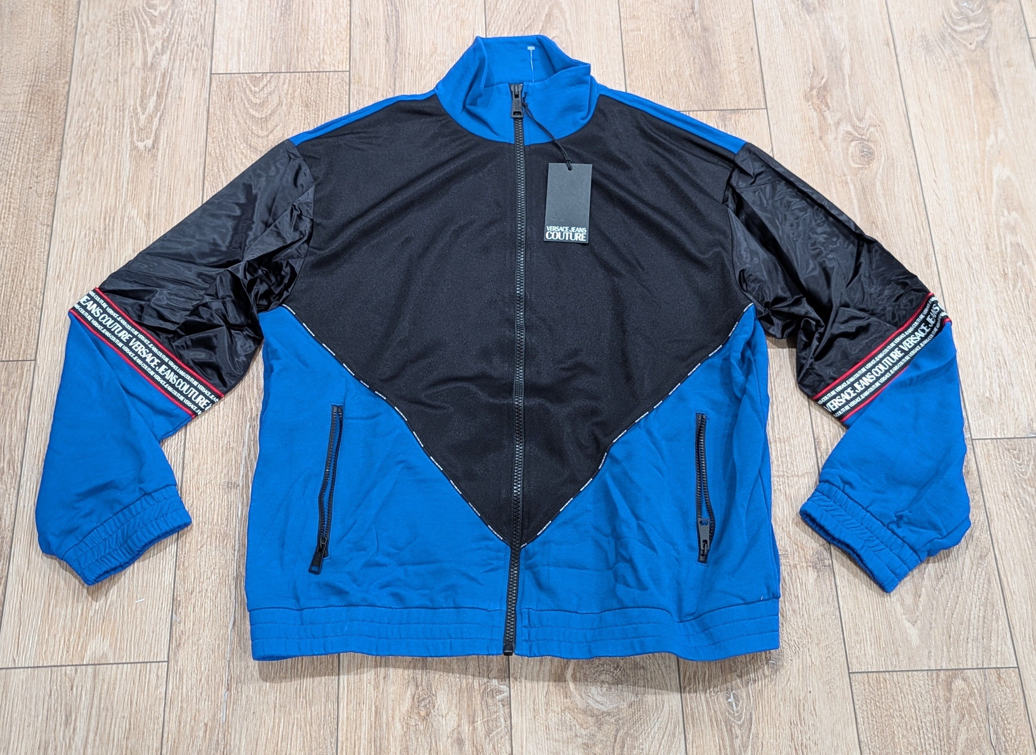Versace Jeans Couture Versace Jeans Couture Cotton Two-Tone Track Jacket XL Size US XL / EU 56 / 4 - 1 Thumbnail