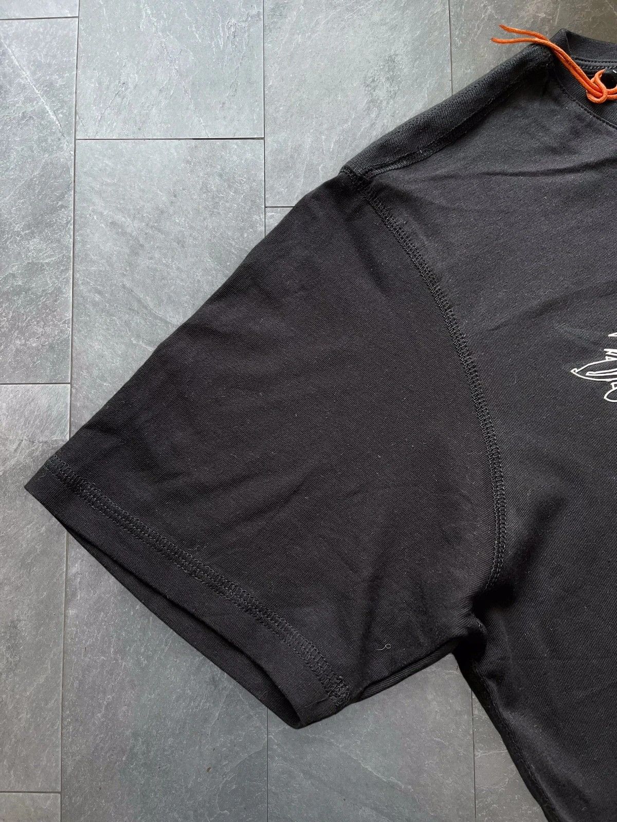 Other Police 883 Y2K Fashion Luxury 2000s Black White T-Shirt Size US XL / EU 56 / 4 - 4 Thumbnail